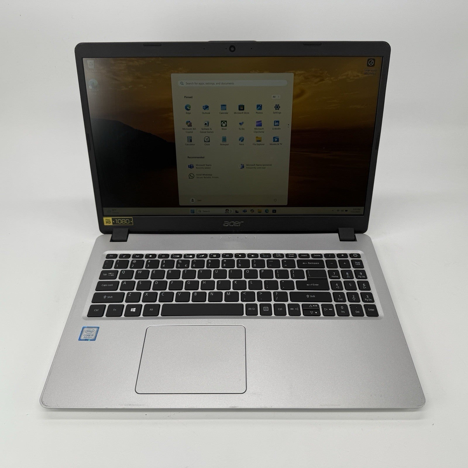 Acer Aspire A515-52 Intel i5-8265u 1.60 GHz 8 GB RAM 256 GB SSD (Locked BIOS)