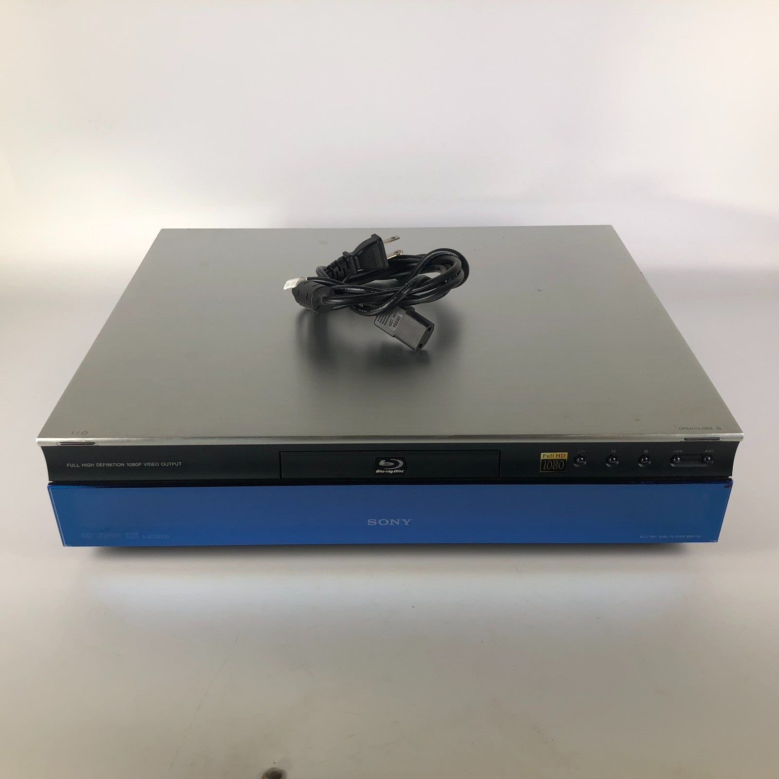 Sony BDP-S1 Blu-Ray Disc DVD Player with Box Dolby Full HD 1080p No Remote