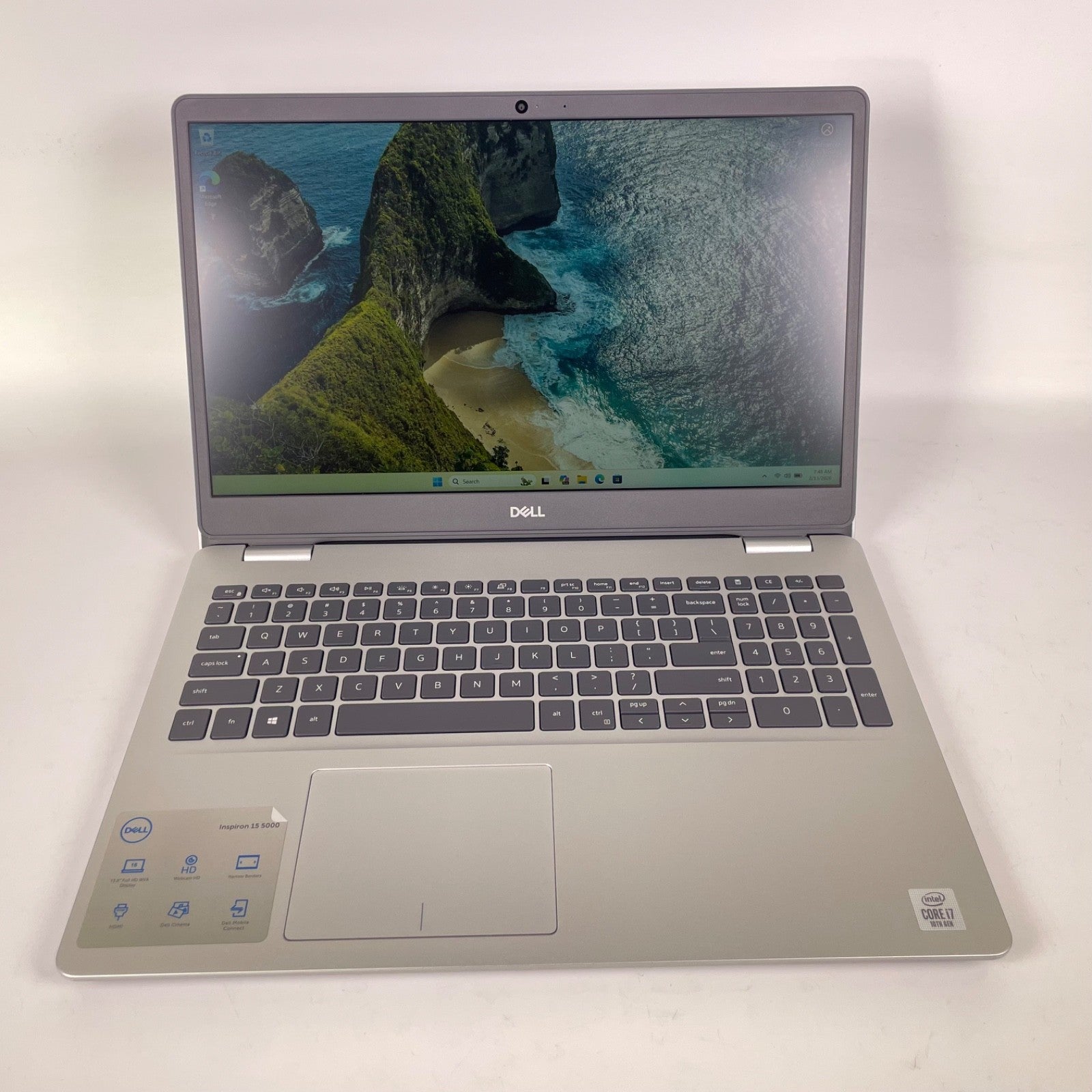 Dell Inspiron 5593 Intel i7-1065G7-1.3GHz 16GB Ram 512GB NVME Windows 11