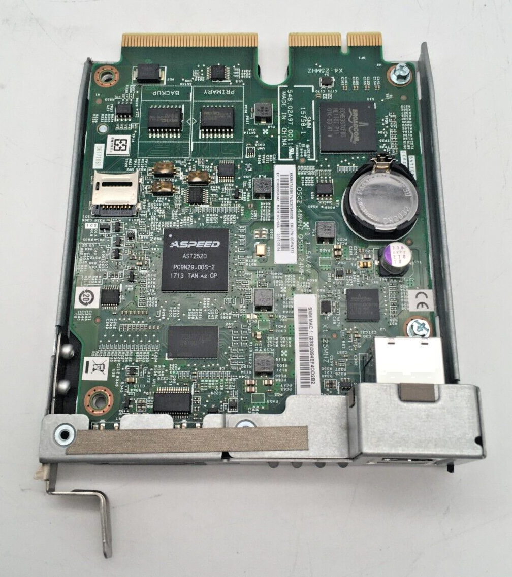 00MW533 - Lenovo 1 x Port RJ-45 + 1 x Port USB Type-A 2.0 Management Module D2