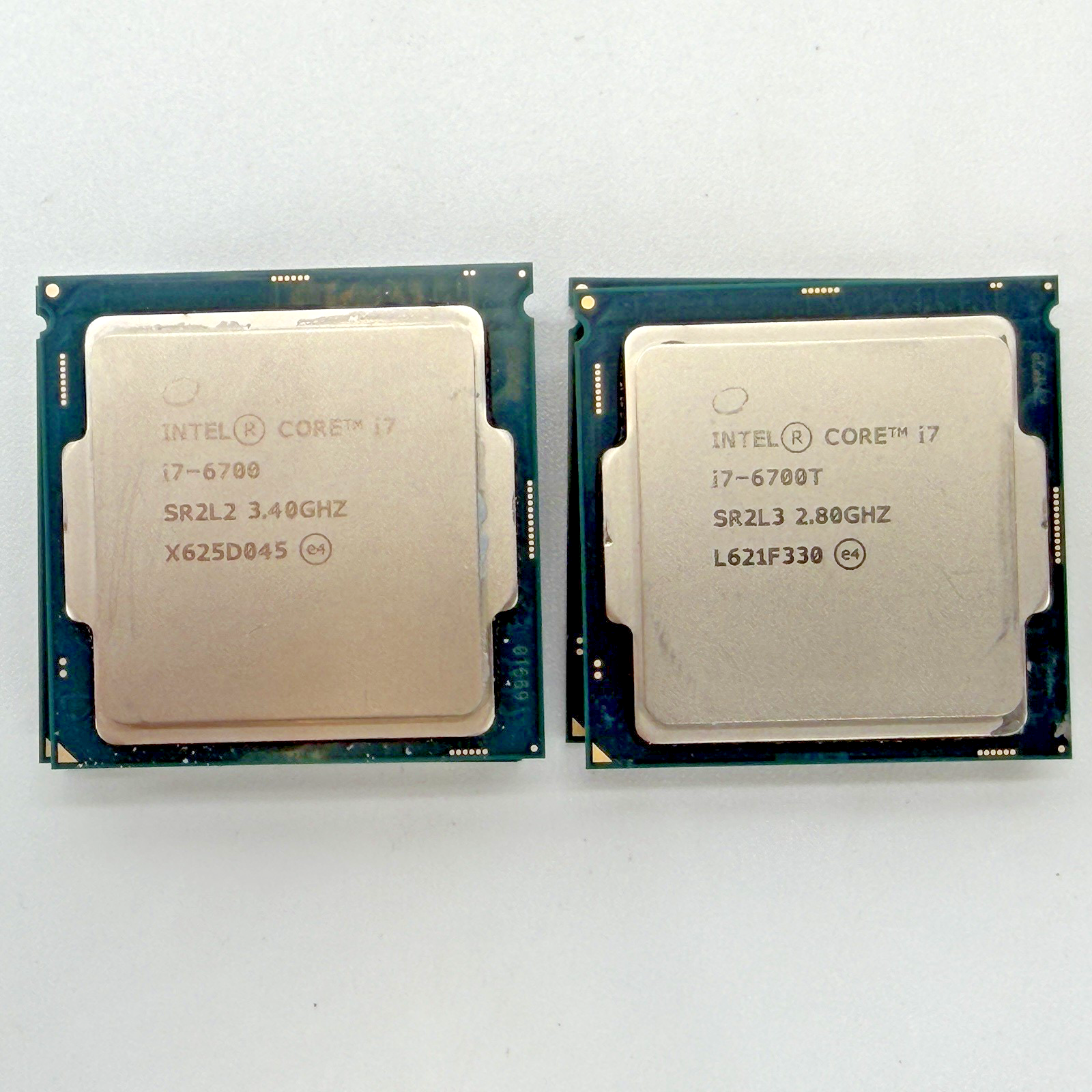 (5) Inte Core i7-6700 (2) SR2L3 - (3) SR2L2
