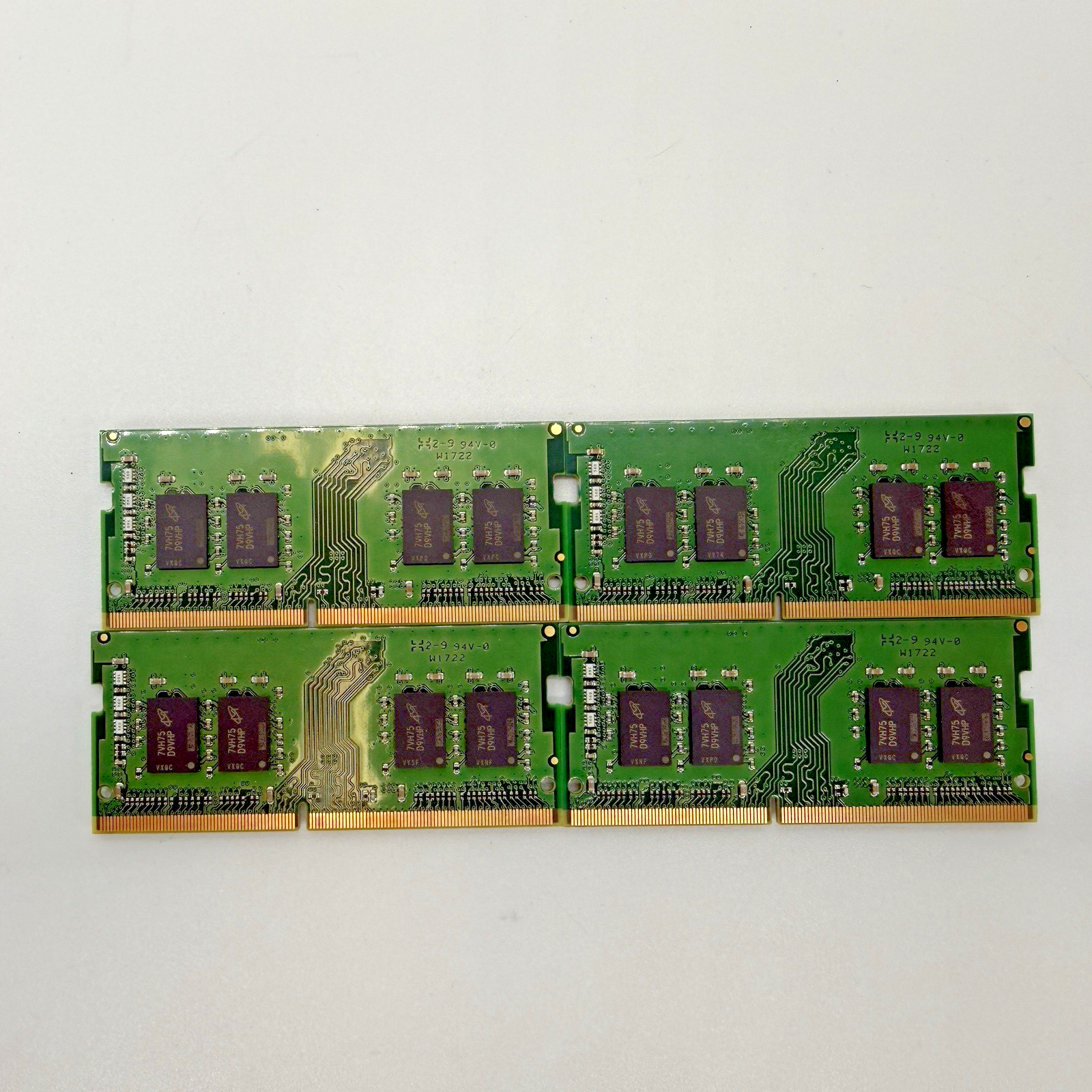 Kingston 8GB 1Rx8 XMP4-2666-SA1-11-LAP Memory Module (Lot of 4 - 32GB Total)