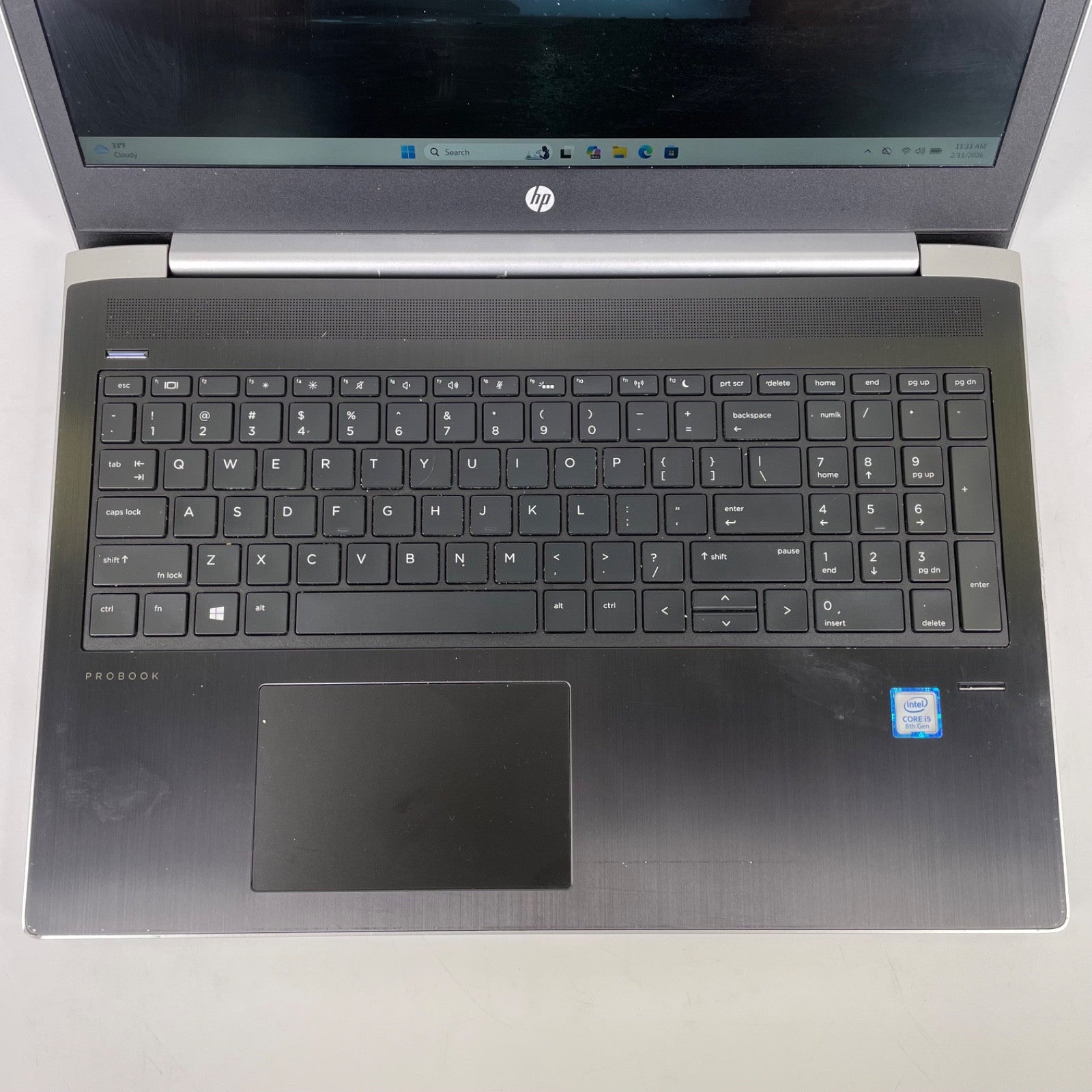 HP ProBook 450 G5 Intel i5-8250u-1.6GHz 1.6GHz 16Ram 256GB SSD Windows 11