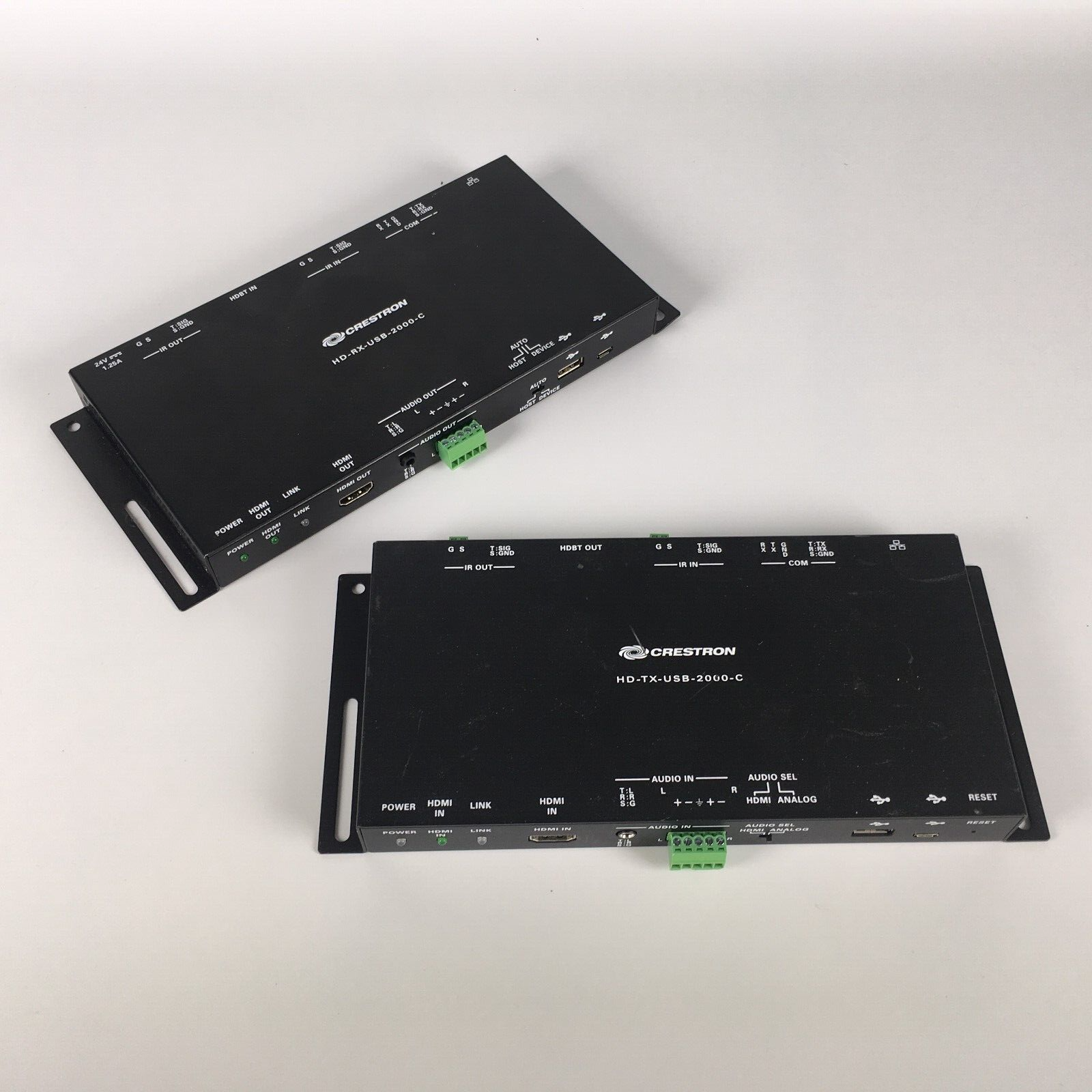 Crestron HD USB 2000 C KIT HD-TX-USB-2000-C & HD-RX-USB-2000-C w/ Power Supply