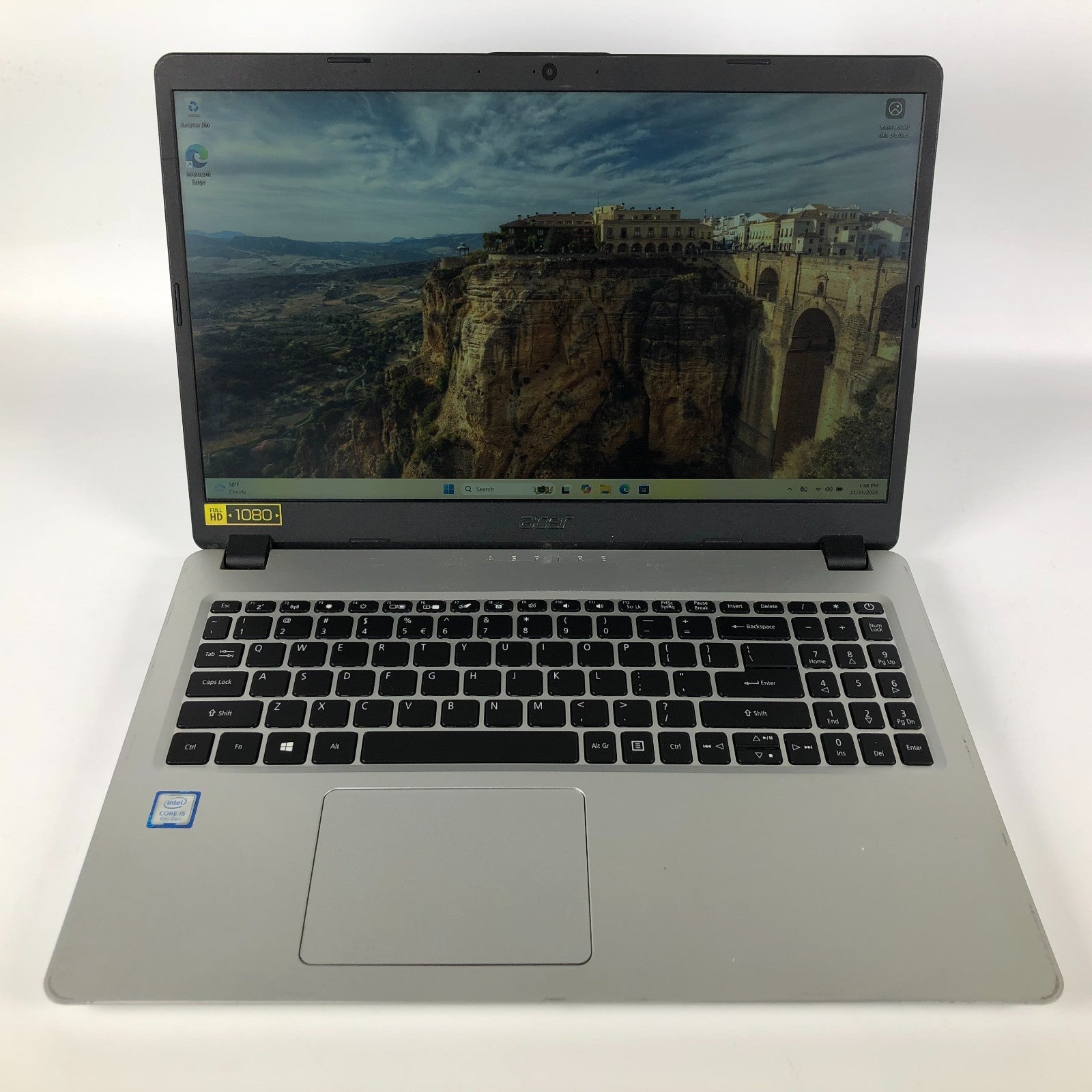 ACER Aspire A515-52 Intel i5-8265u-1.6GHz 16GB Ram 256GB Windows 11 Home