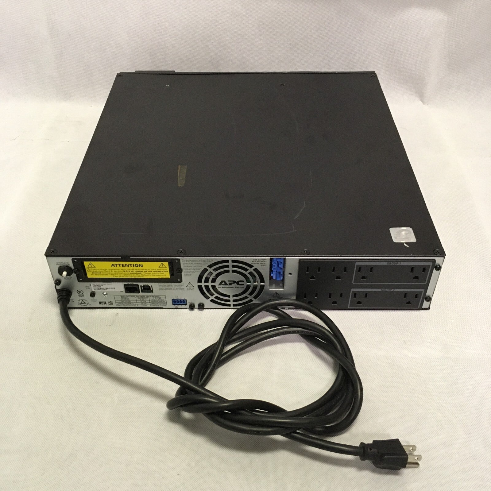 APC Smart-UPS SMX1000 1000VA 800W 2U UPS Battery Back Up - No Battery/Faceplate