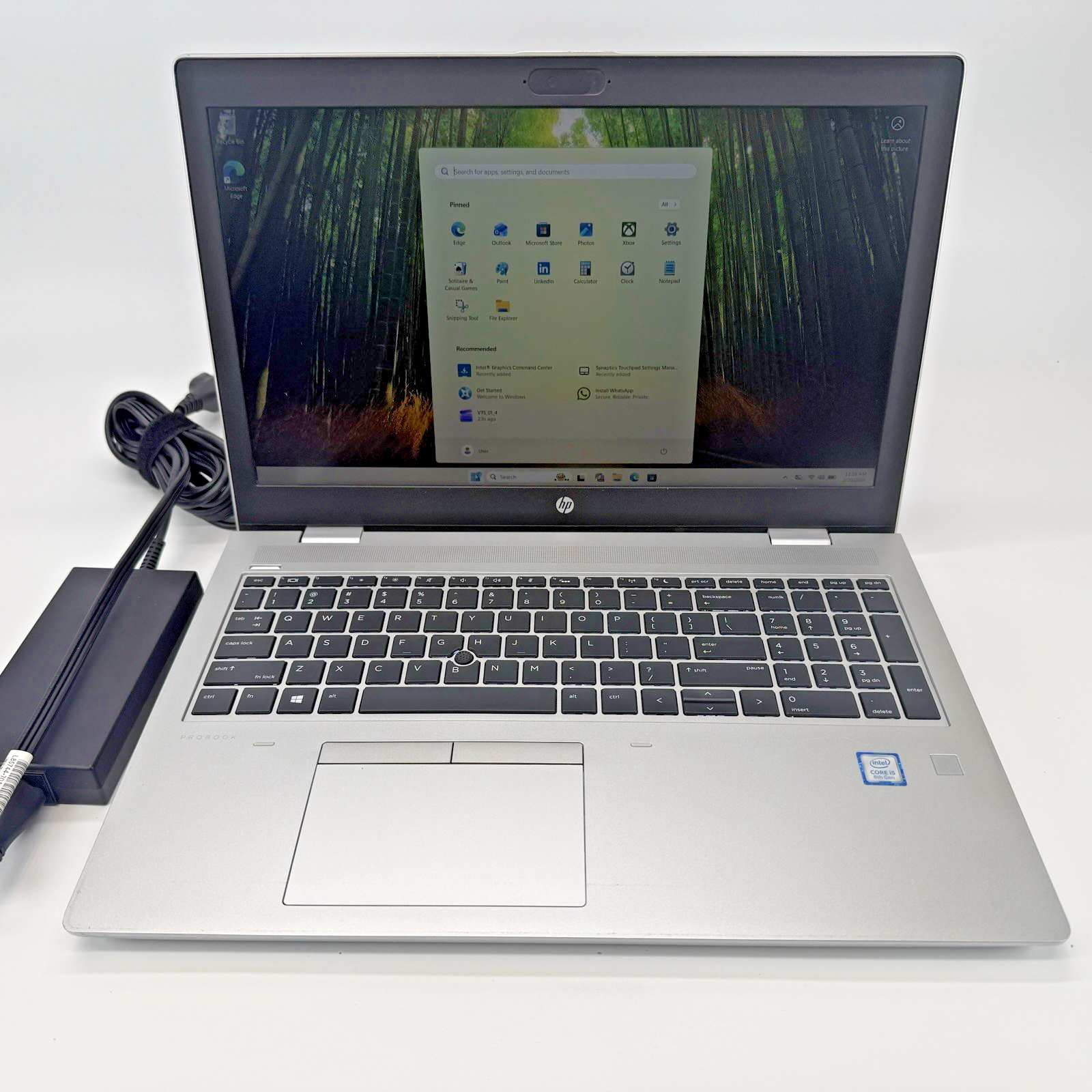 HPH ProBook 350 G5 Intel i5-8265u 1.60 GHz 8 GB RAM 128 GB SSD Win 11 Pro