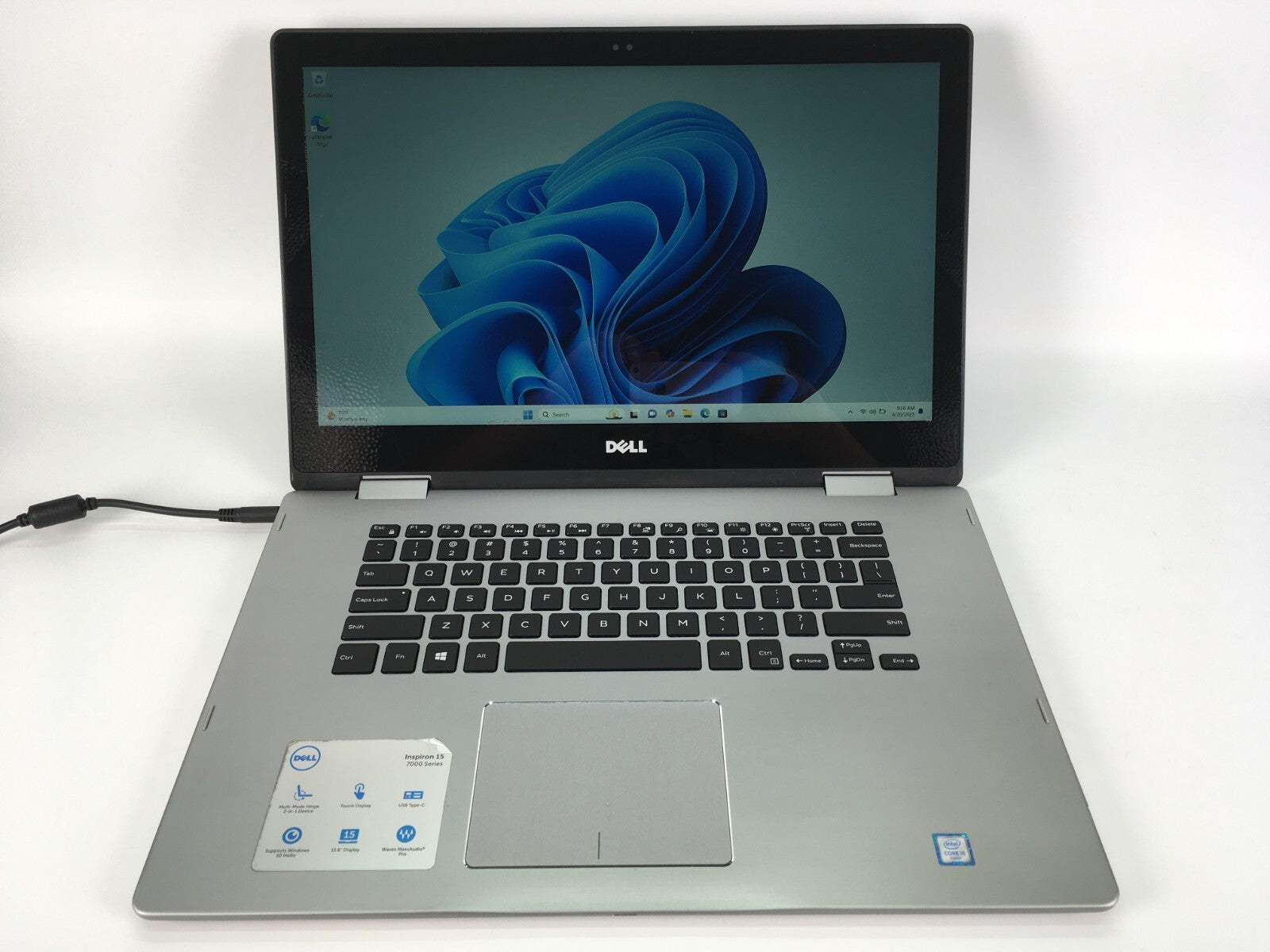 Dell Inspiron 15-7569 2-in-1 Intel i5-6200U-2.3GHZ 8GB RAM 256GB SSD Win 11