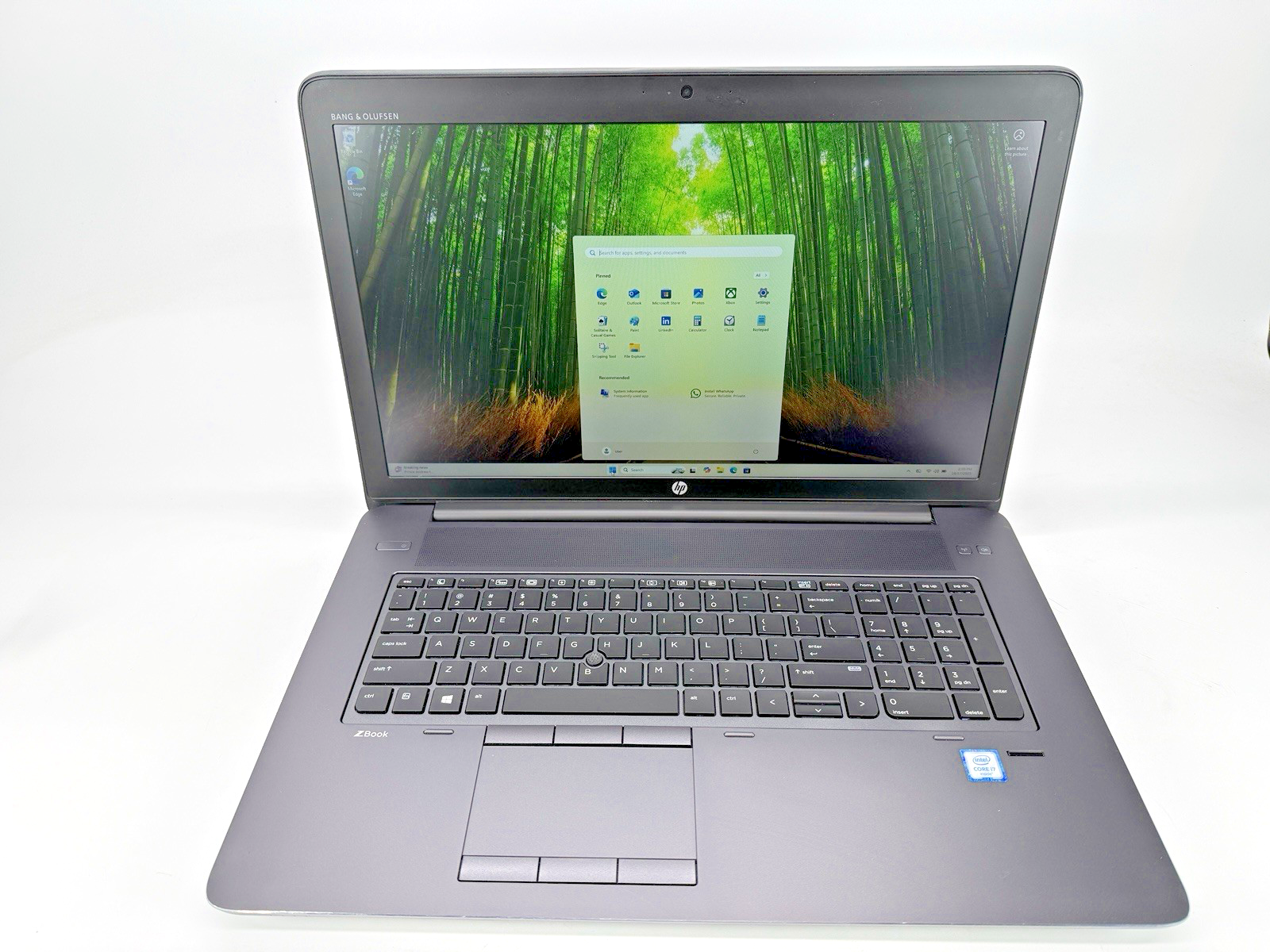 17" Laptop HP Zbook 17 G3 i7-6th Gen 32 GB RAM 32GB RAM 512 GB SSD Win 11