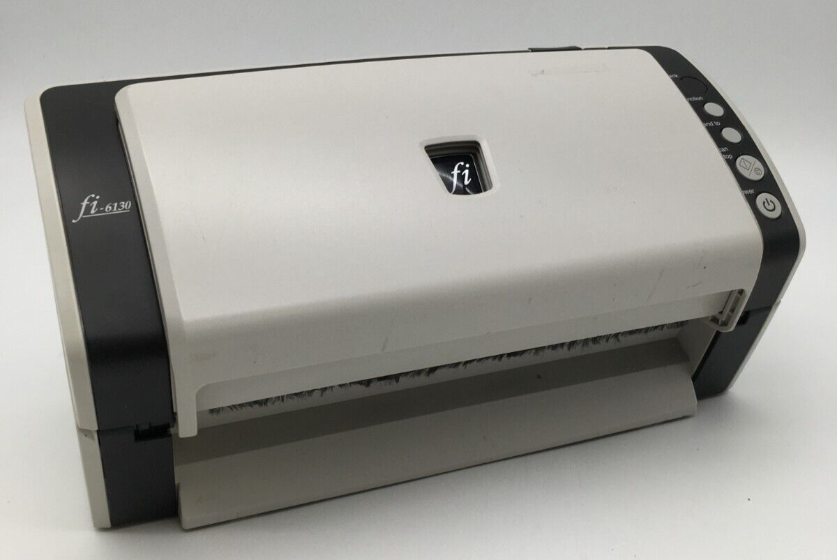 Fujitsu fi-6130 scanner ** FOR PARTS - AS IS - UNTESTED **