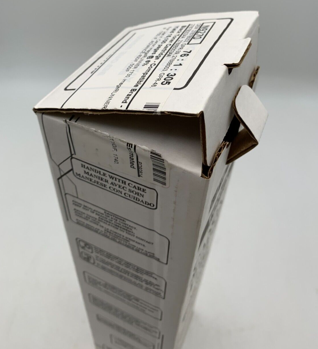 2 x Canon GPR-39 Black Toner for Canon image RUNNER 1730, 1740, 1750 Open box