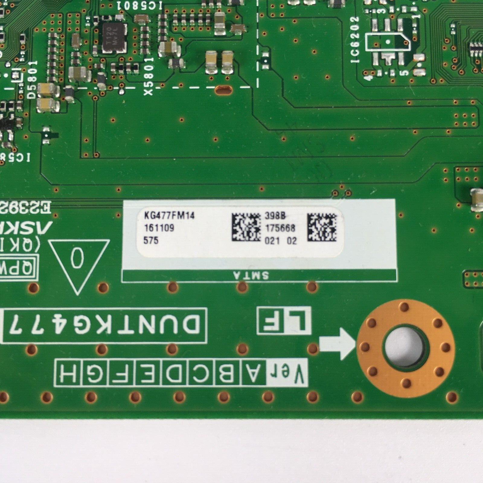 Sharp DUNTKG477 Sharp T-Con Board qpwbxg477wjzz