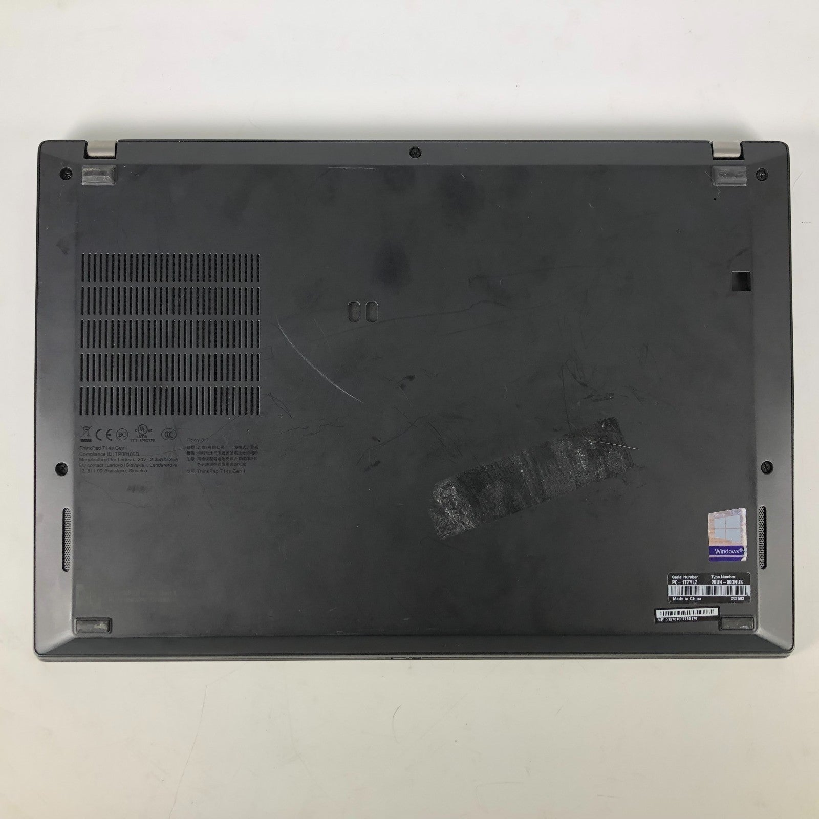 Lenovo ThinkPad T14s Gen1 AMD Ryzen 5Pro 4650u-2.1GHz 8GB Ram 256GB SSD Win 11