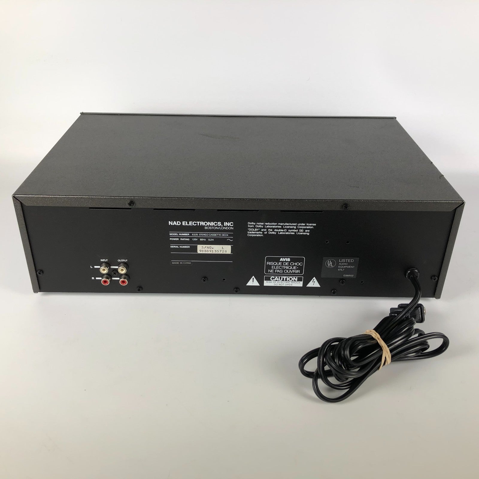 NAD 6325 Stereo Cassette Deck **FOR PARTS - AS IS**