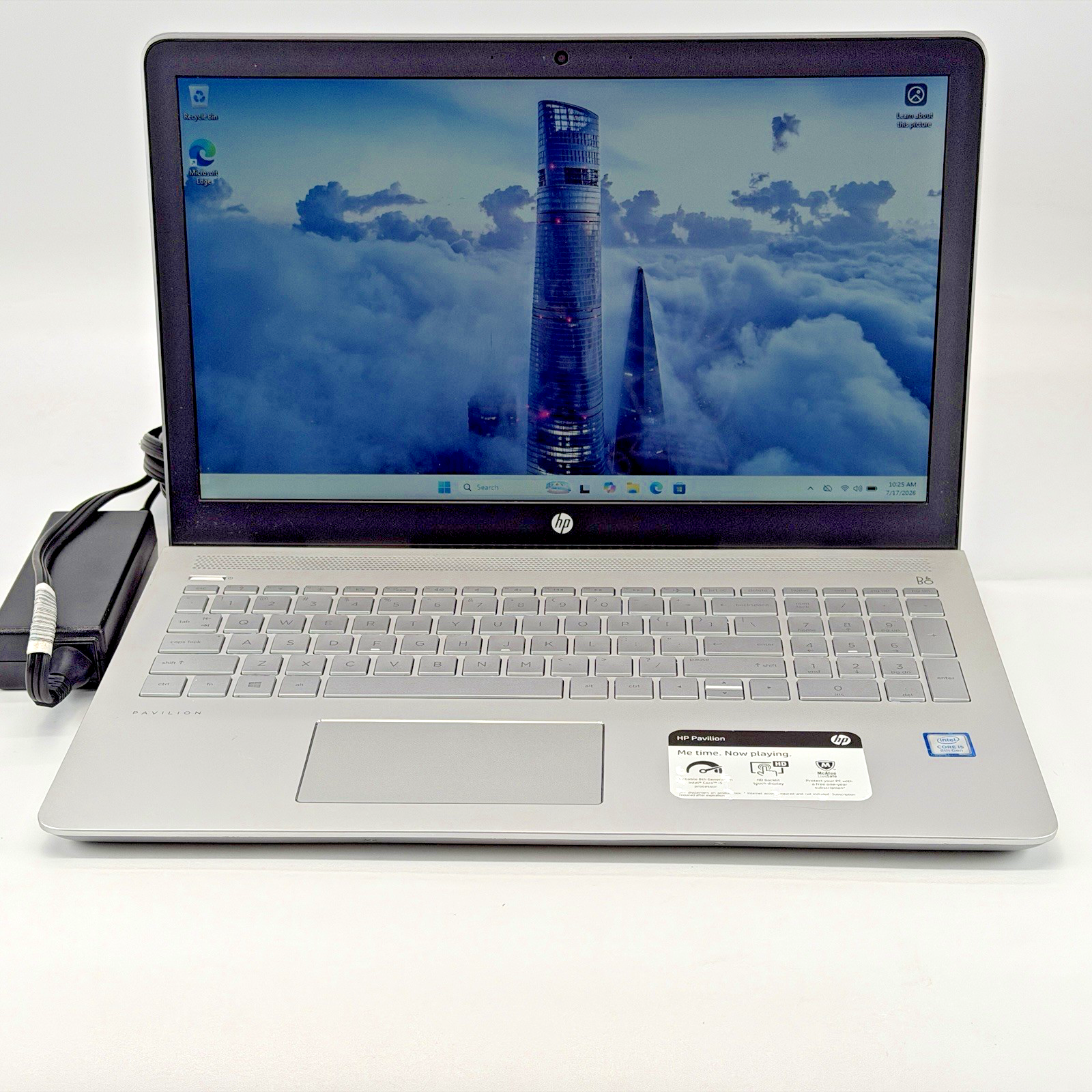 HP Pavilion 15-cc123c intel i5-8250u 1.60 GHz 12 GB RAM 500 GB SSD (NVMe) Win 11