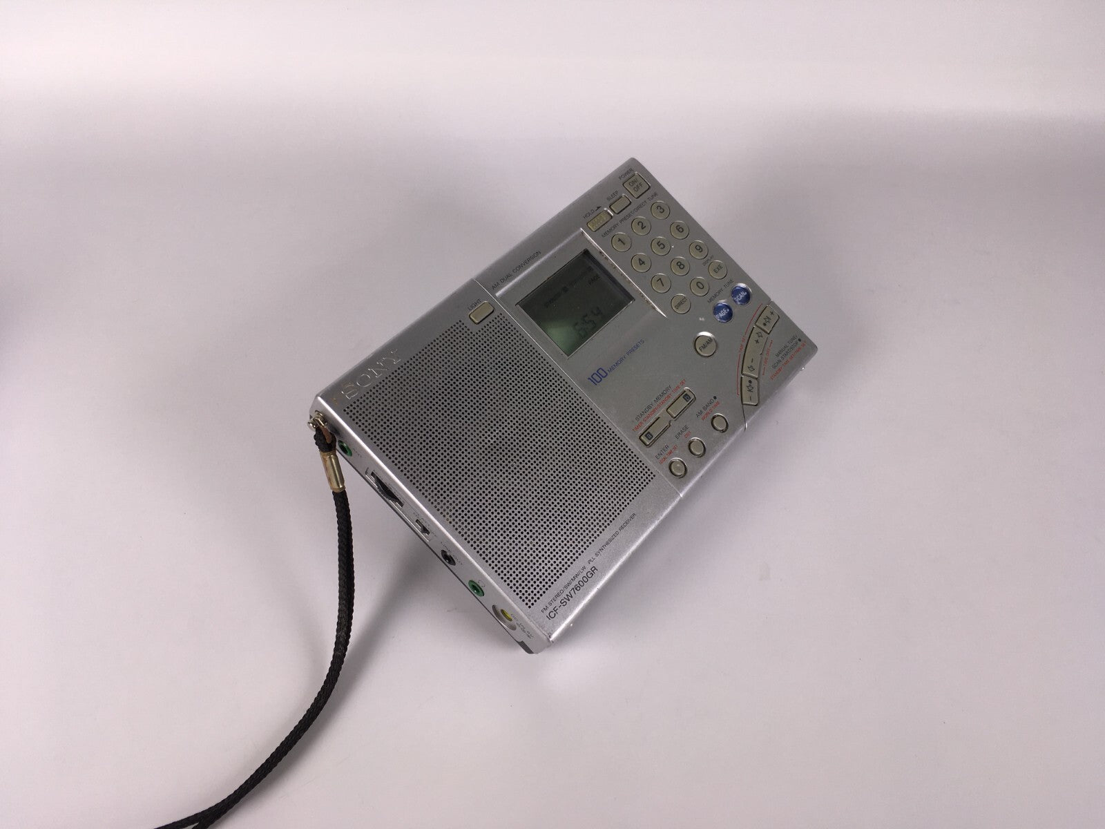 SONY ICF-SW7600GR World Band Receiver Radio Silver AM/FM Stereo shortwave