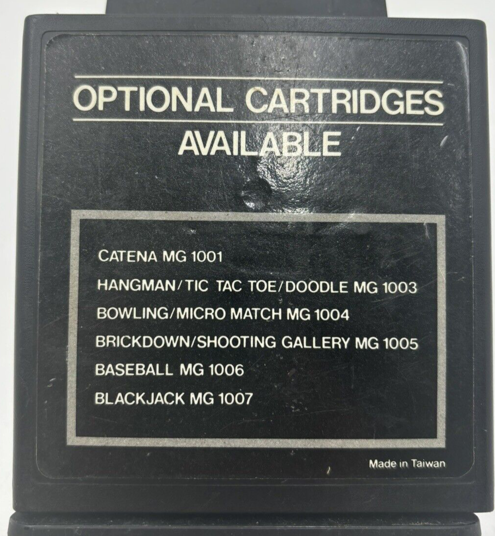 Bowling/Micro Match Game Cartridge For The APF MP1000 Video Game MG1004.