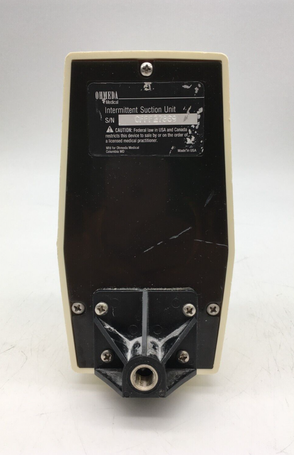 Ohmeda Intermittent Suction Vacuum Regulato (0-200mmHg)