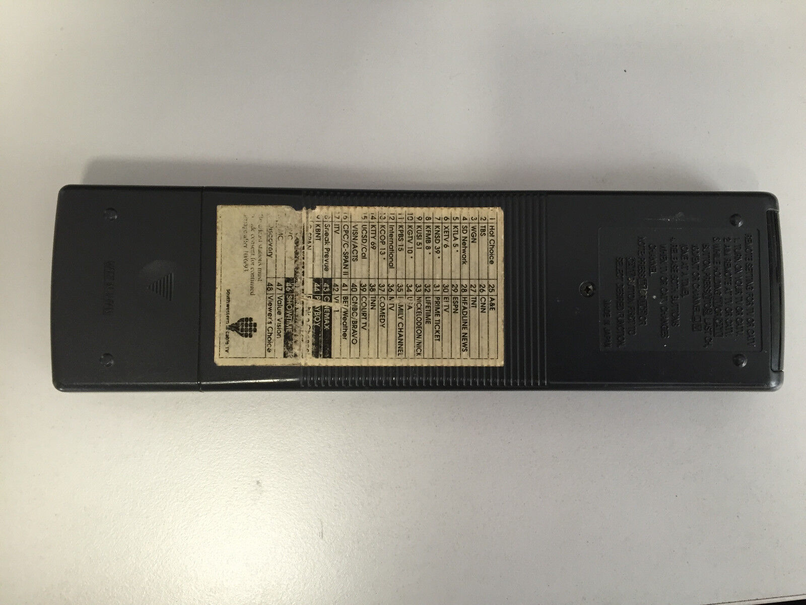 Hitachi VCR  Remote Control VT-RM260A