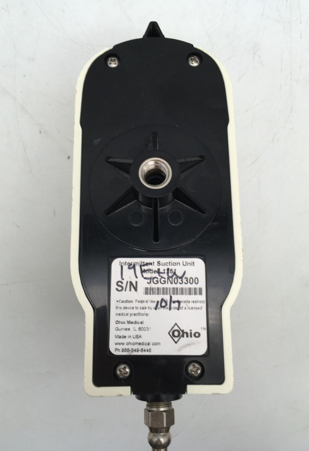 Ohmeda Model 1251 Intermittent Suction Unit