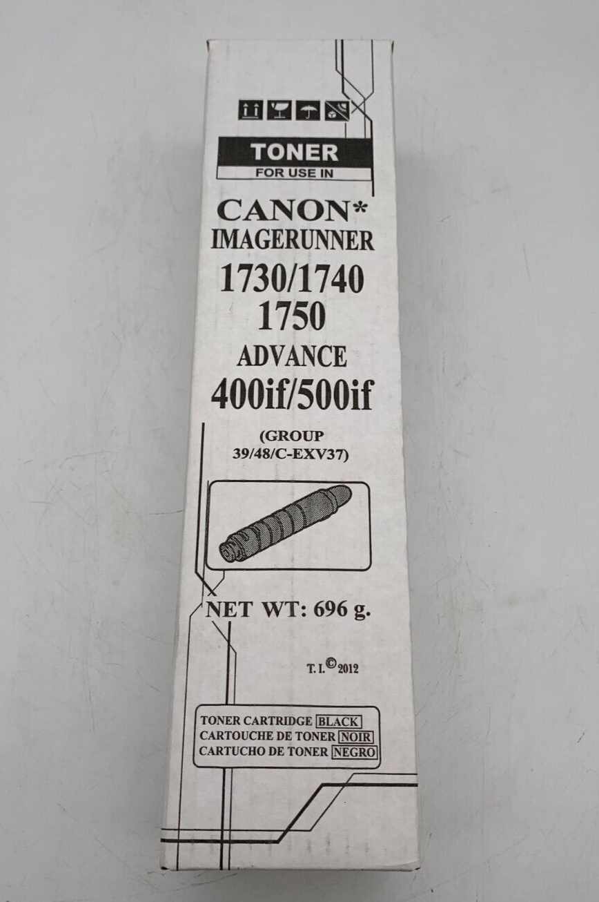 2 x Canon GPR-39 Black Toner for Canon image RUNNER 1730, 1740, 1750 Open box