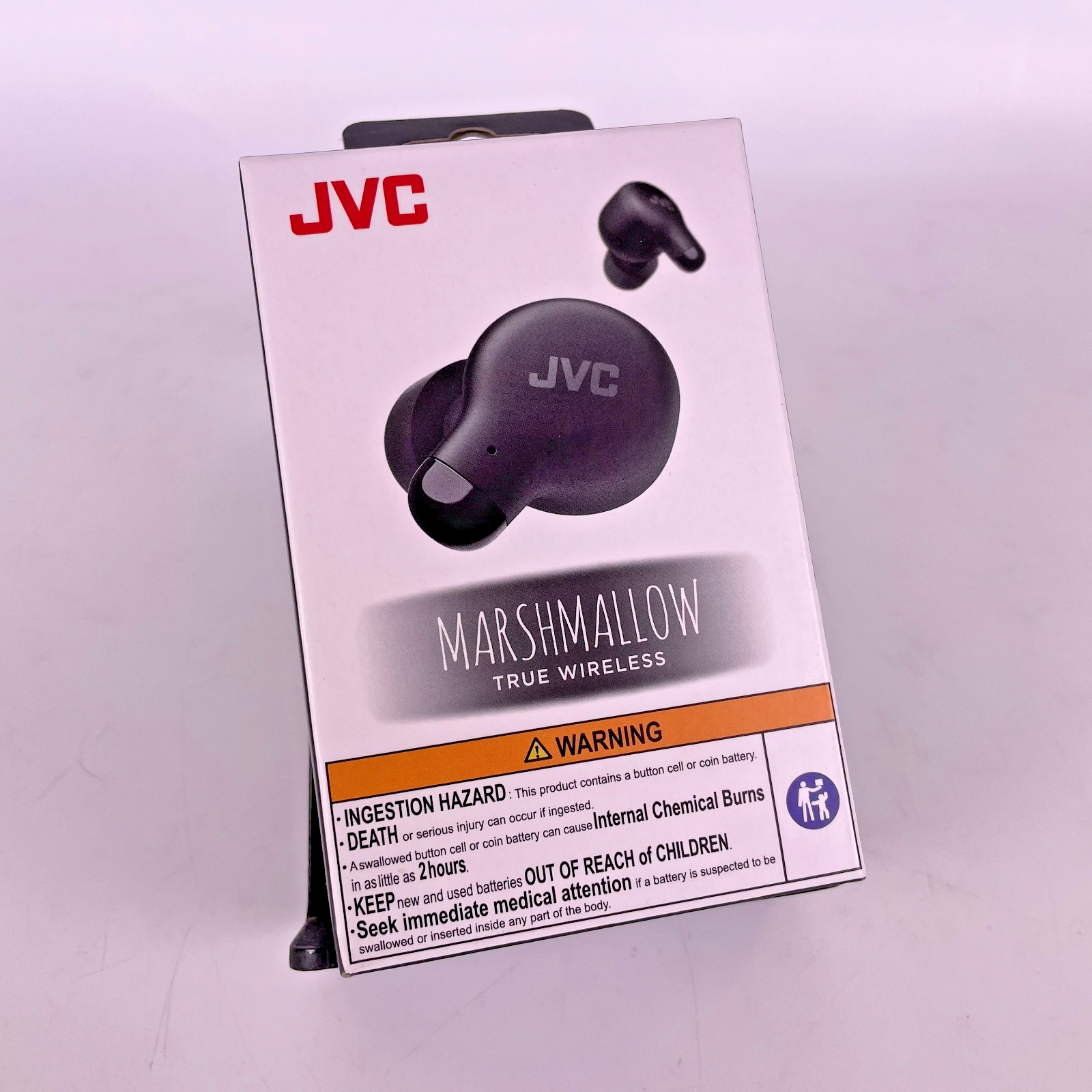 JVC HA-A18T Marshmallow True Wireless Headphones Black NEW!