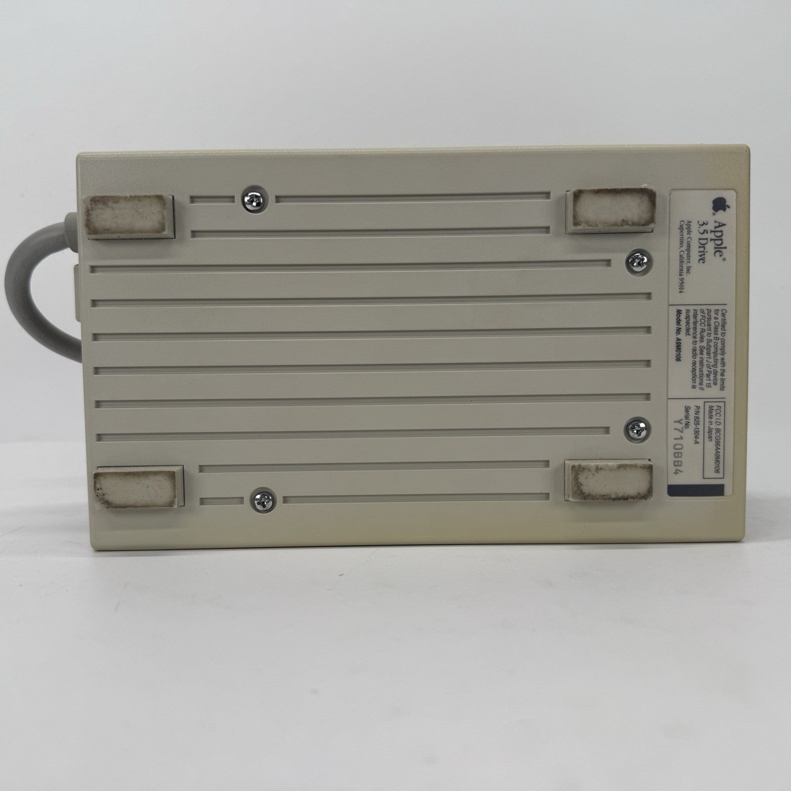 Apple Macintosh External Floppy Drive 3.5" A9M0106 SE SE/30 II IIE IIGS w Box