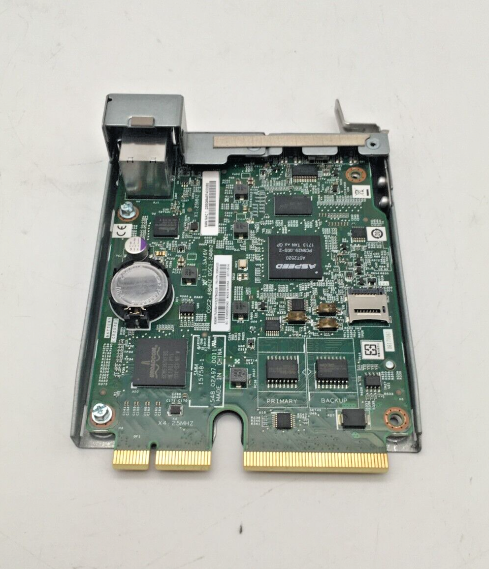 00MW533 - Lenovo 1 x Port RJ-45 + 1 x Port USB Type-A 2.0 Management Module D2
