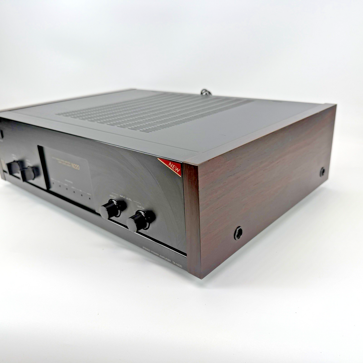 Sony TA-N220 Multi Channel Power Amplifier Wood Side Panels Works as intended