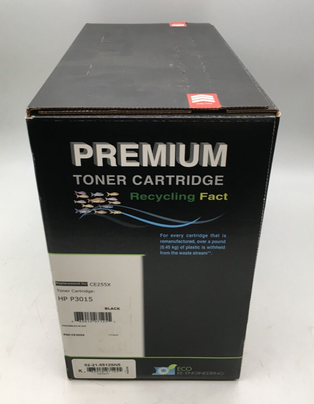 Premium HP P3-15 CE255X black