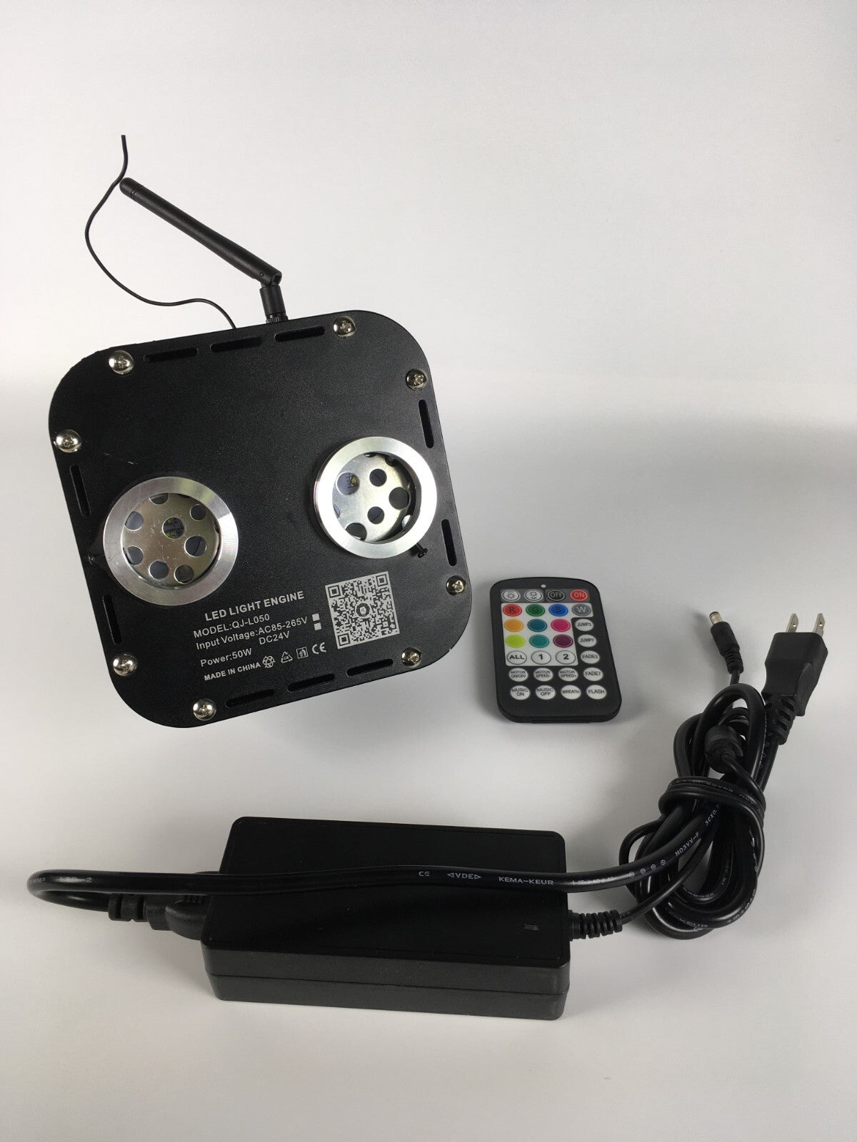 Dual Color 50W Twinkle Fiber Optic Starlight Kit - LED Engine