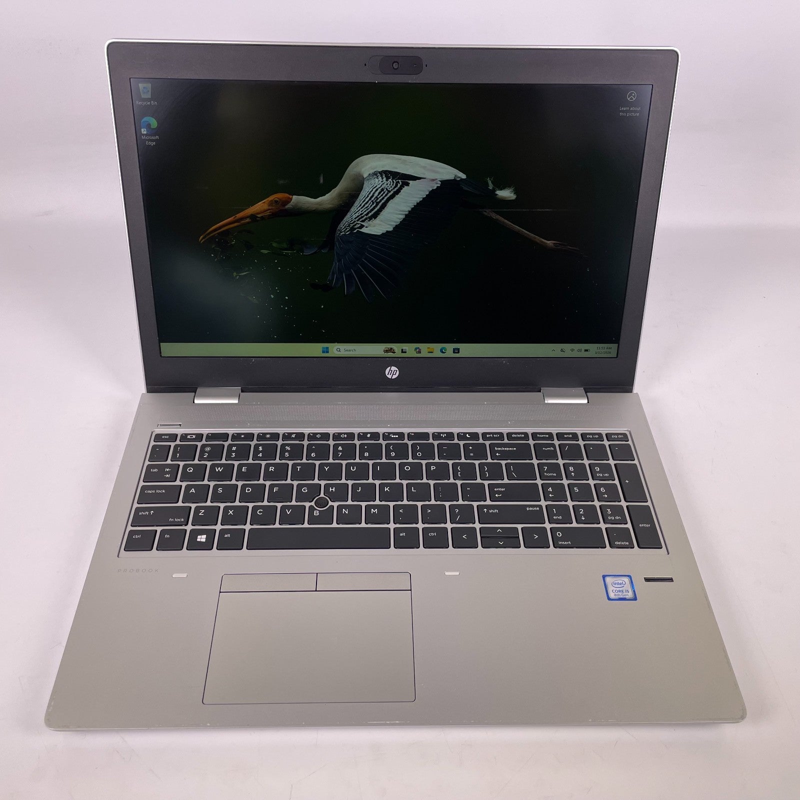 HP Probook 650 G4 Intel i5-8250u 1.6Ghz 12GB Ram 256GB SSD Windows 11 Pro