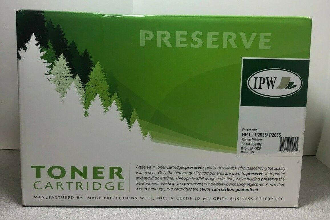 preserve toner cartridge compared to HP LJ P2035/P2055
