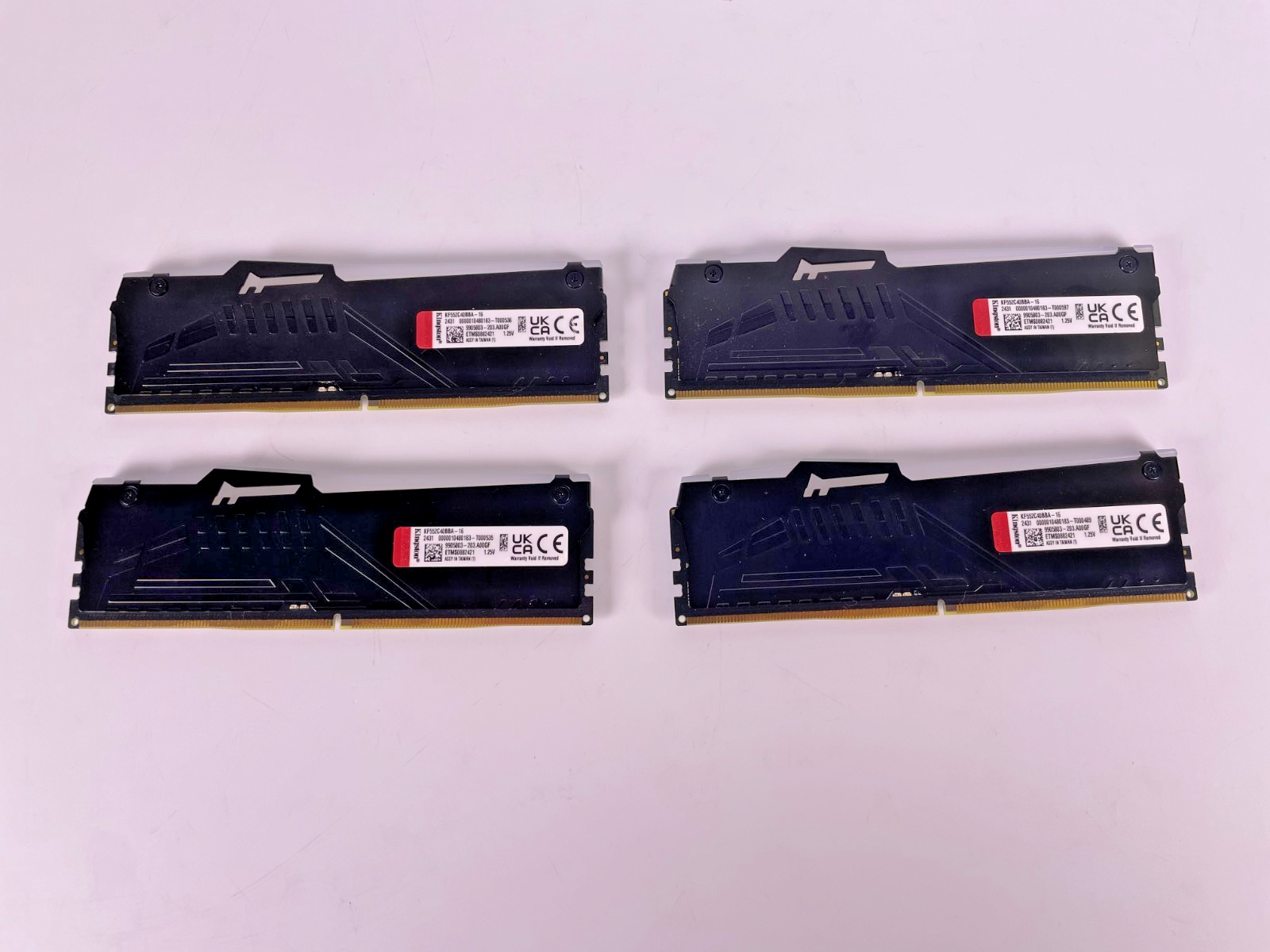 Kingston FURY Beast RGB 64GB (4 x 16GB) KF552C40BBA-16