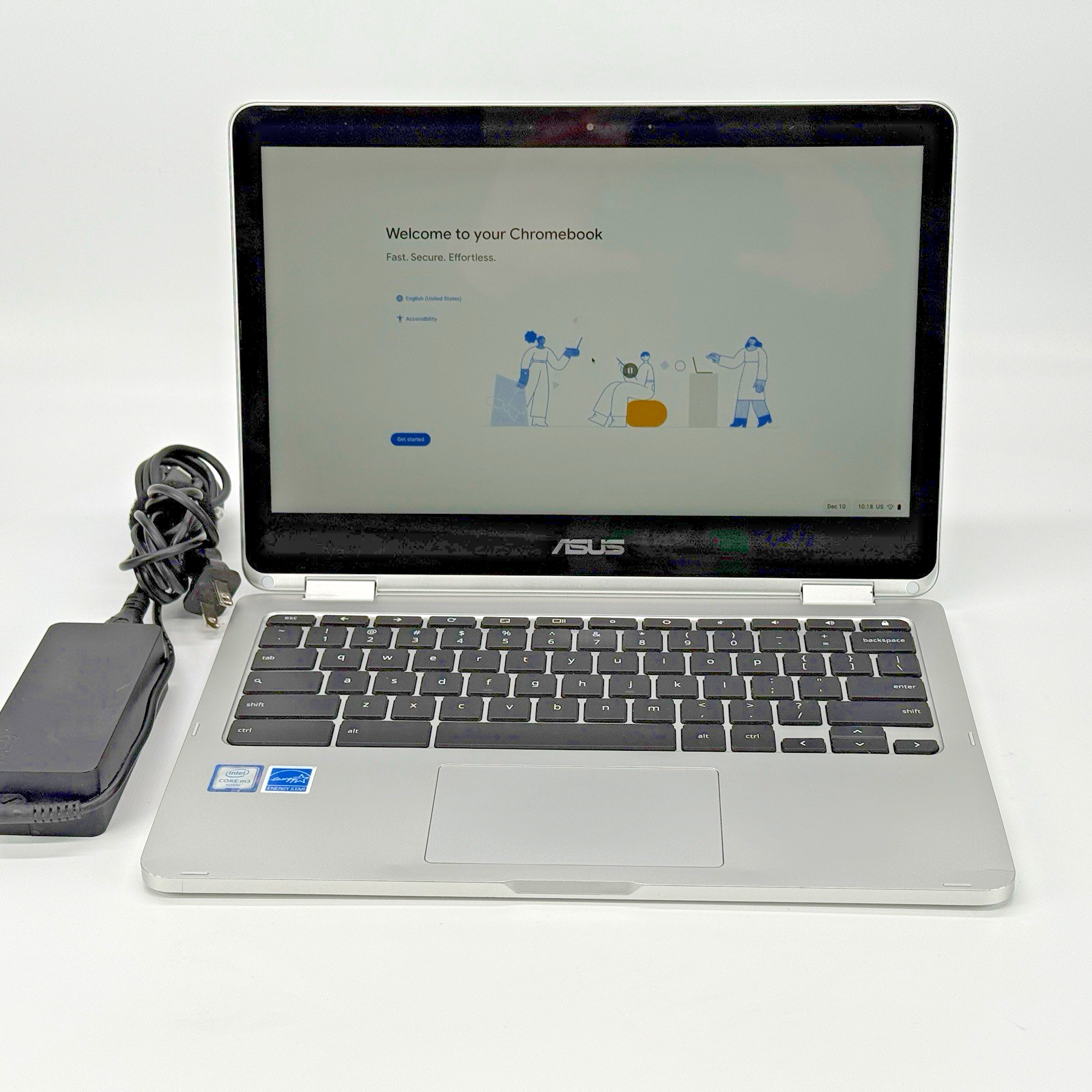 ASUS Chromebook Flip C302 Intel M3-6Y30 .90 GHz 4 GB RAM 64 GB SSD Chrome OS