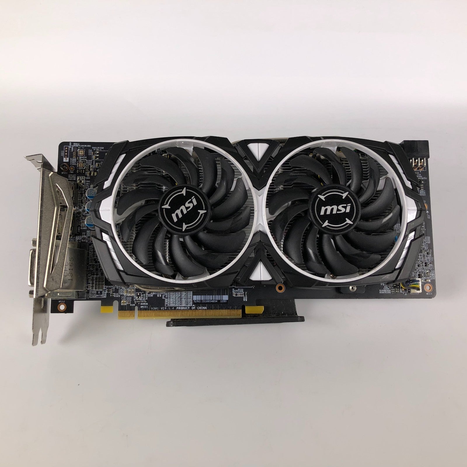MSI Radeon RX 580 ARMOR 8G OC 8GB GDDR5 Graphics Card