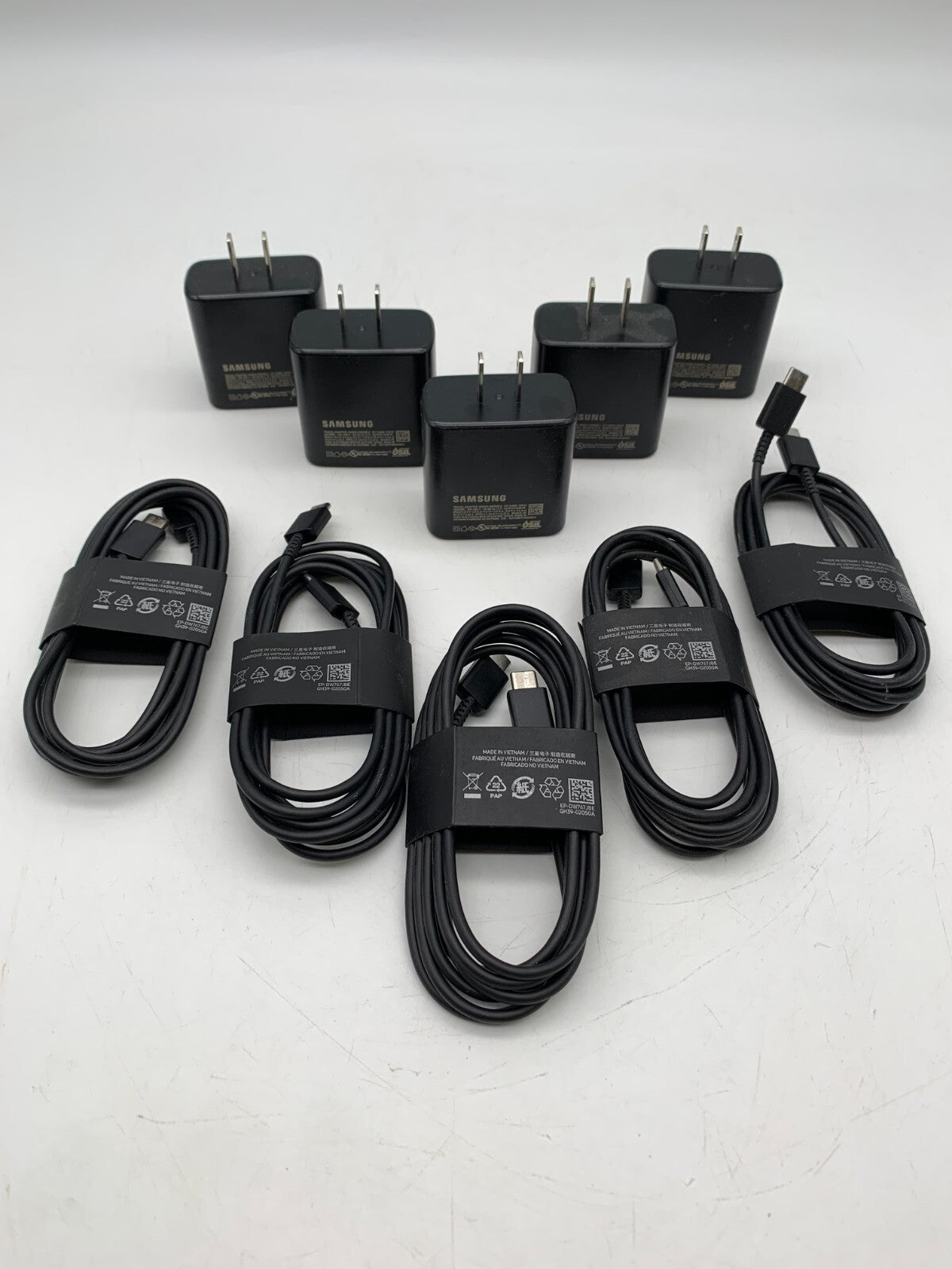 Lot of 5 Samsung 20V USB-C port super fast charger EP-TA845 Original OEM
