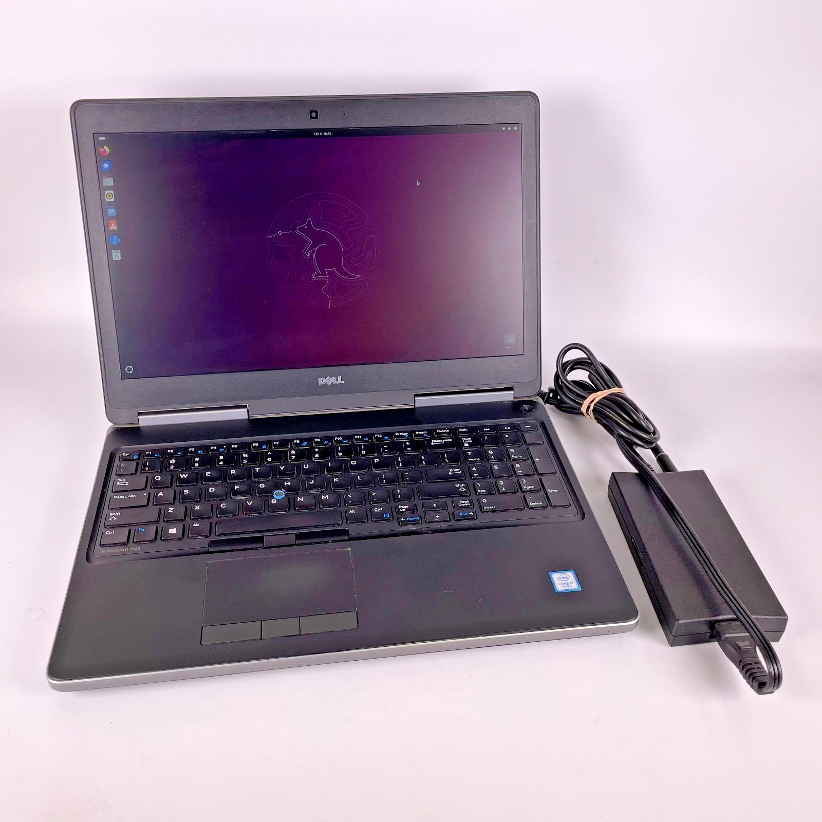 Dell Precision 7520 Intel i7-7820HQ 2.9GHz 16GB Ram 500GB SSD Linux Ubuntu