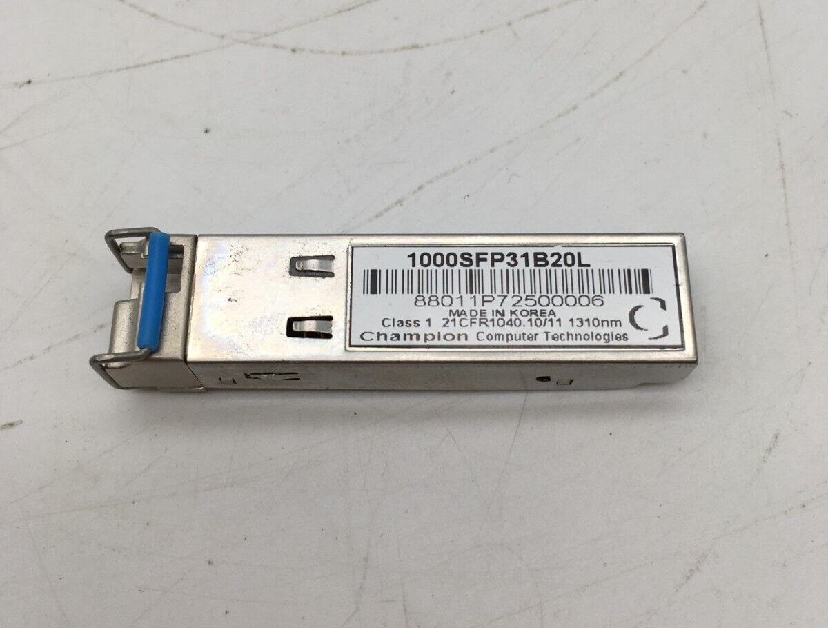CHAMPION ONE 1000SFP31B20L CLASS 1 LASER PRODUCTS