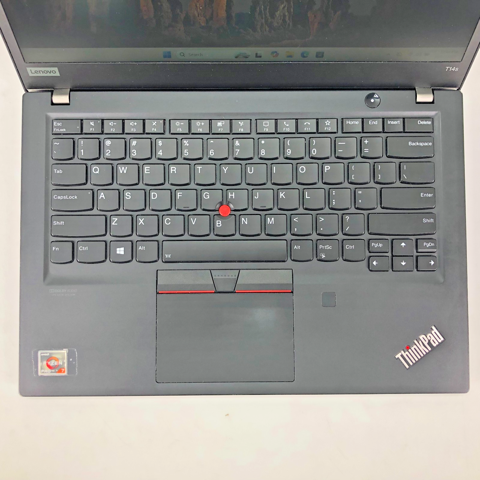 Lenovo ThinkPad T14s Gen 1 AMD Ryzen 7 Pro 4750u 1.7GHz 8GB Ram 256GB SSD Win 11