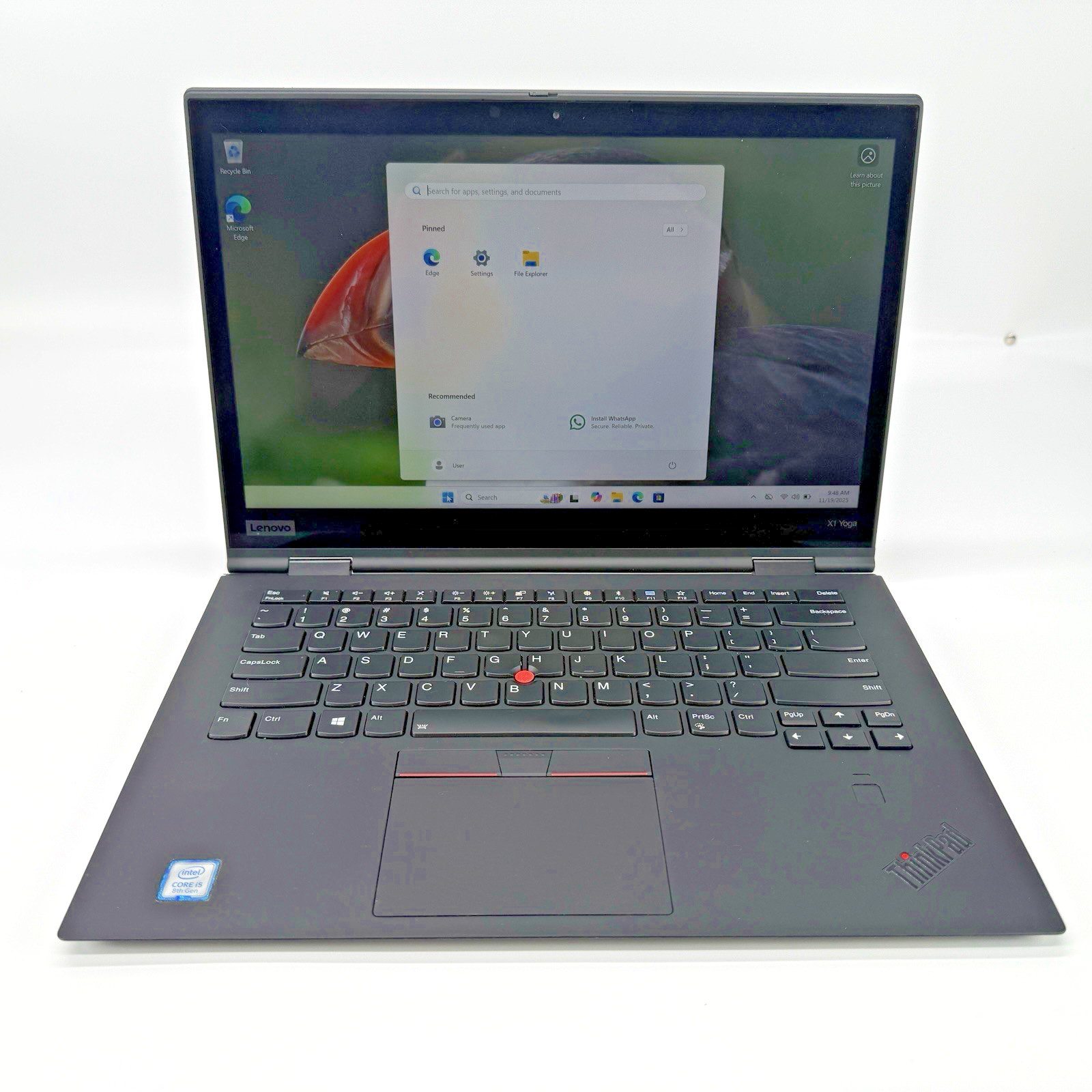 Lenovo ThinkPad x1 Yoga 3rd Gen Intel i5-8250u 8 GB RAM 256 GB SSD (NVMe)