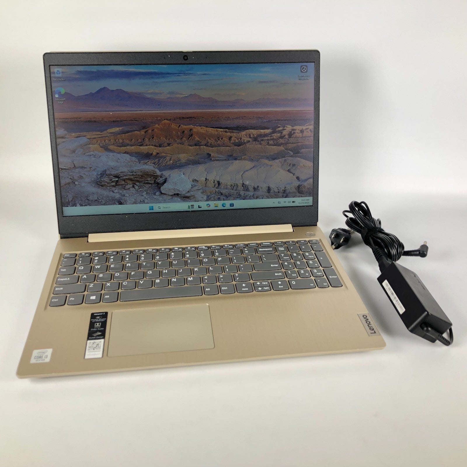 Lenovo IdeaPad 3-15IIL05 Intel i3-1005G1-1.2GHz 8GB Ram DDR4 128GB SSD Window 11