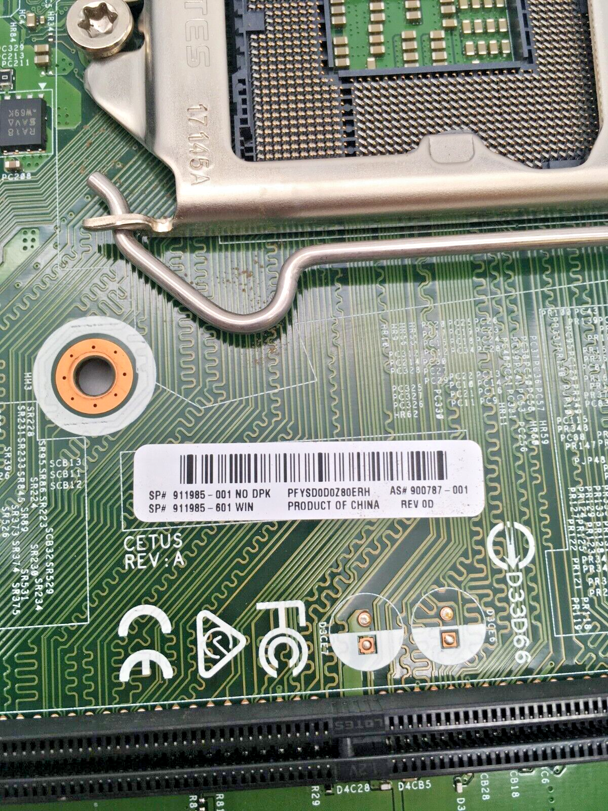 HP 900787-001 ProDesk 400 G4 SFF LGA 1151 DDR4 Desktop Motherboard