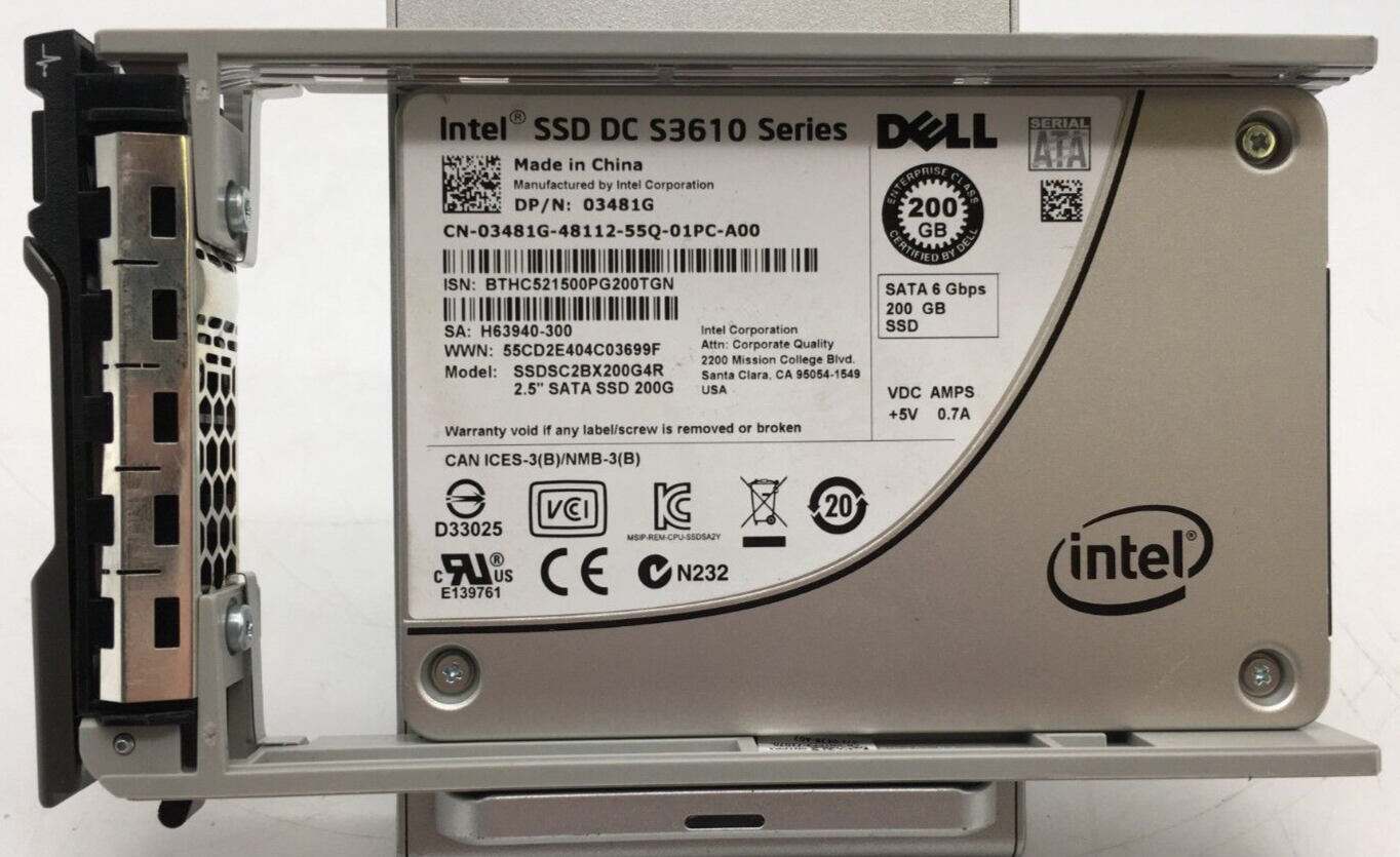 Dell 3481G Solid State Drive 200GB SATA 2.5in