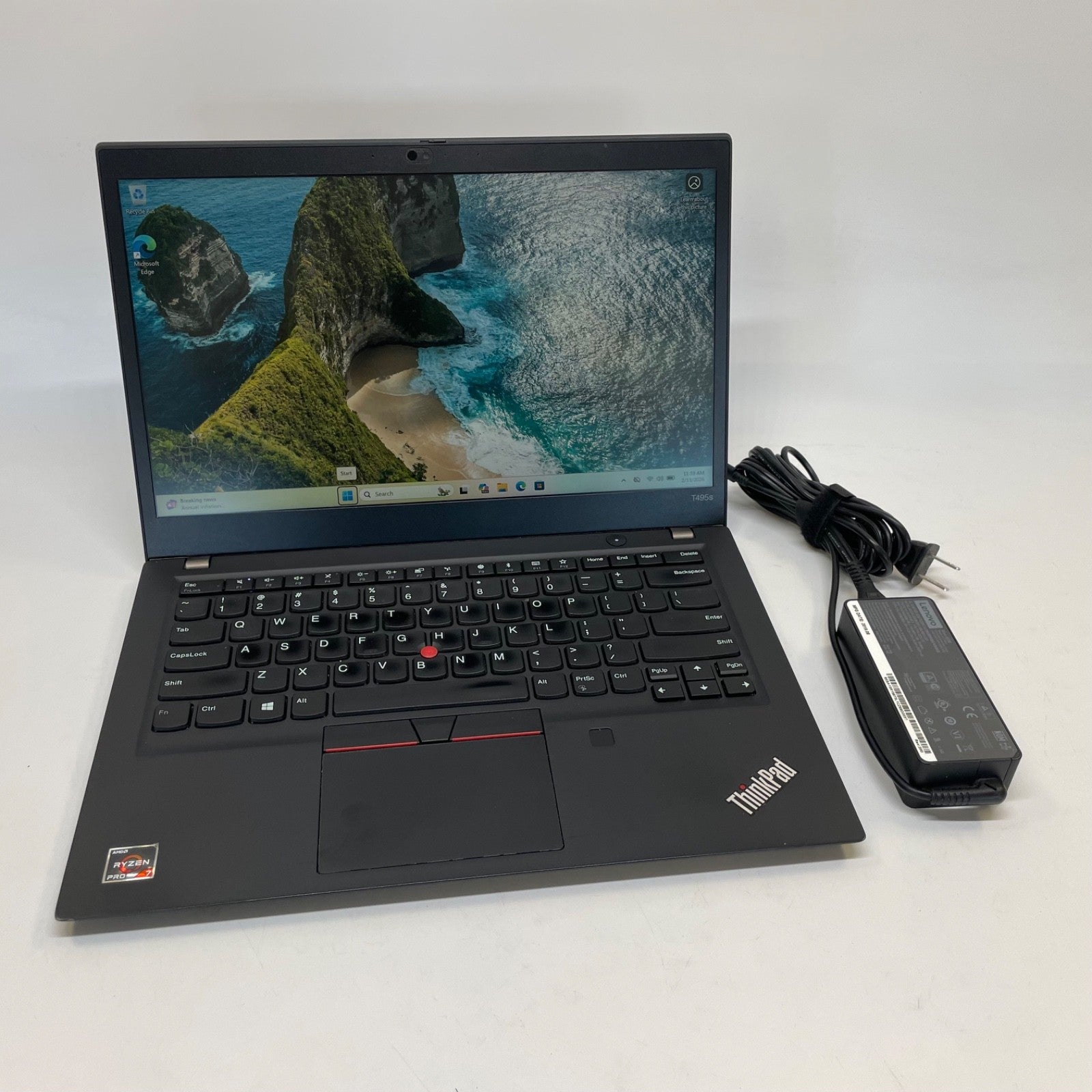 Lenovo ThinkPad T495s AMD Ryzen 7 Pro 3700u 2.3GHz 8GB ram 256GB NVME Windows 11