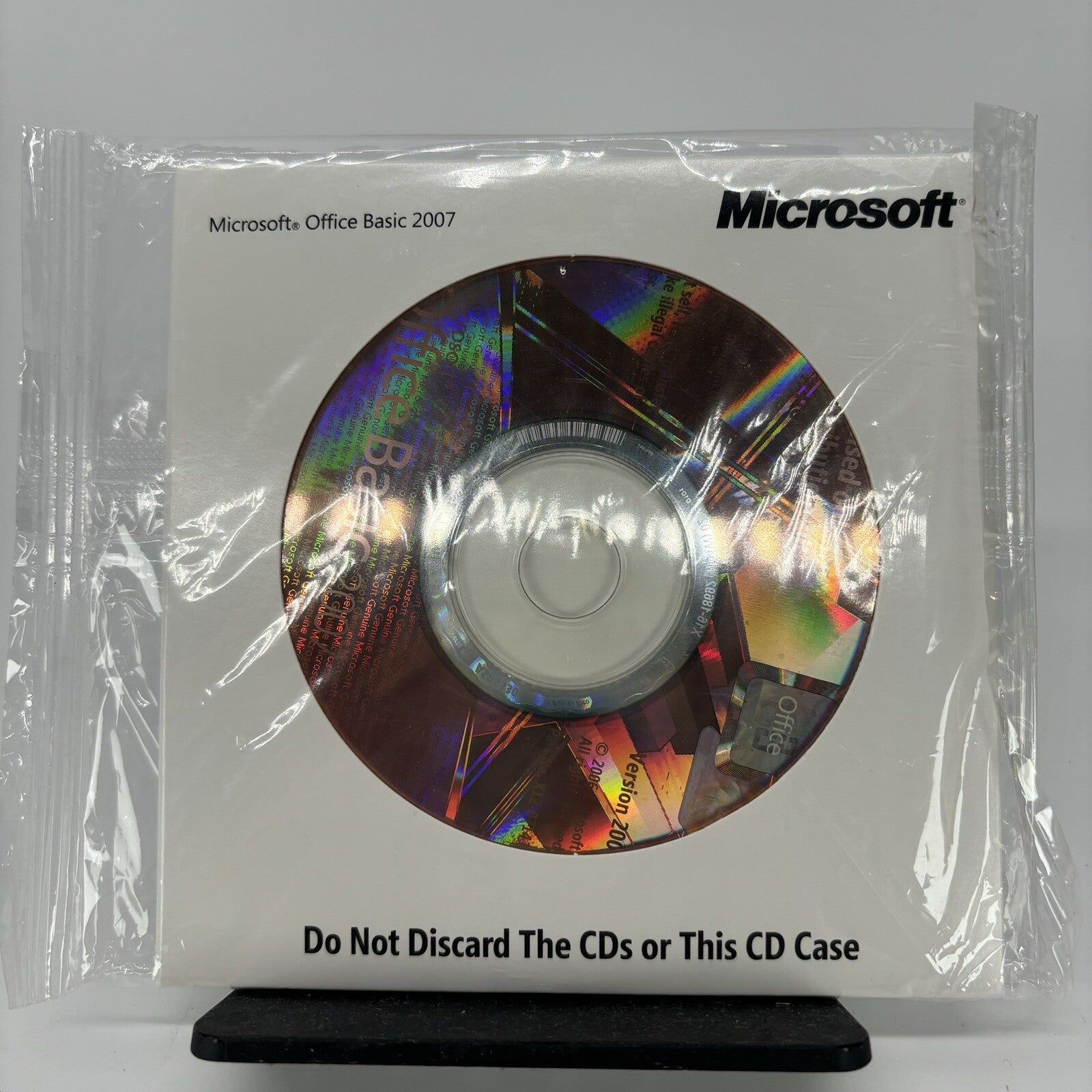 Microsoft Office Basic Edition 2007 BRAND NEW SEALED