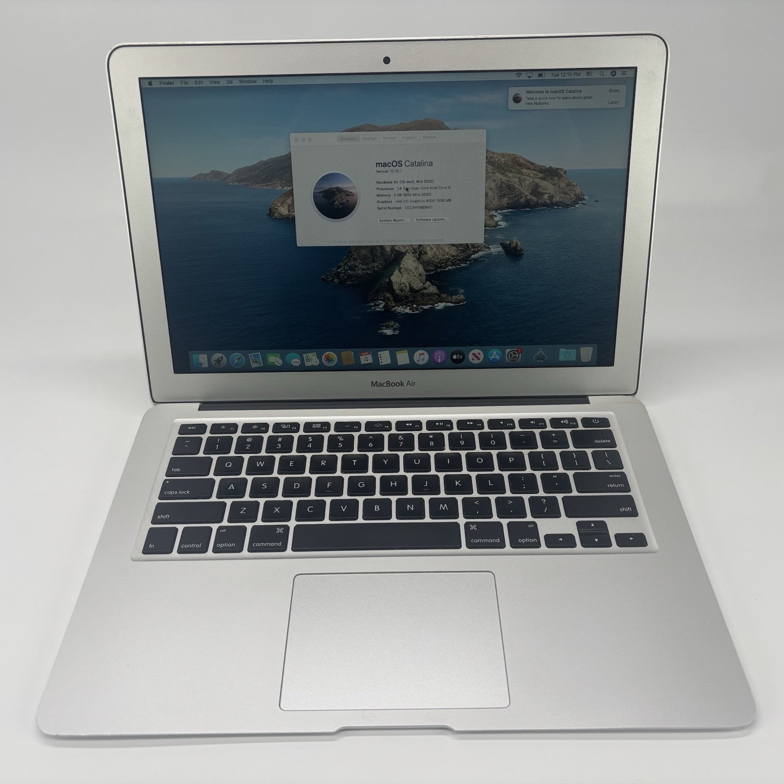 Apple MacBook Air A1466 (2012) Intel i5-3427u 1.80 GHz 4 GB RAM 500 GB SSD