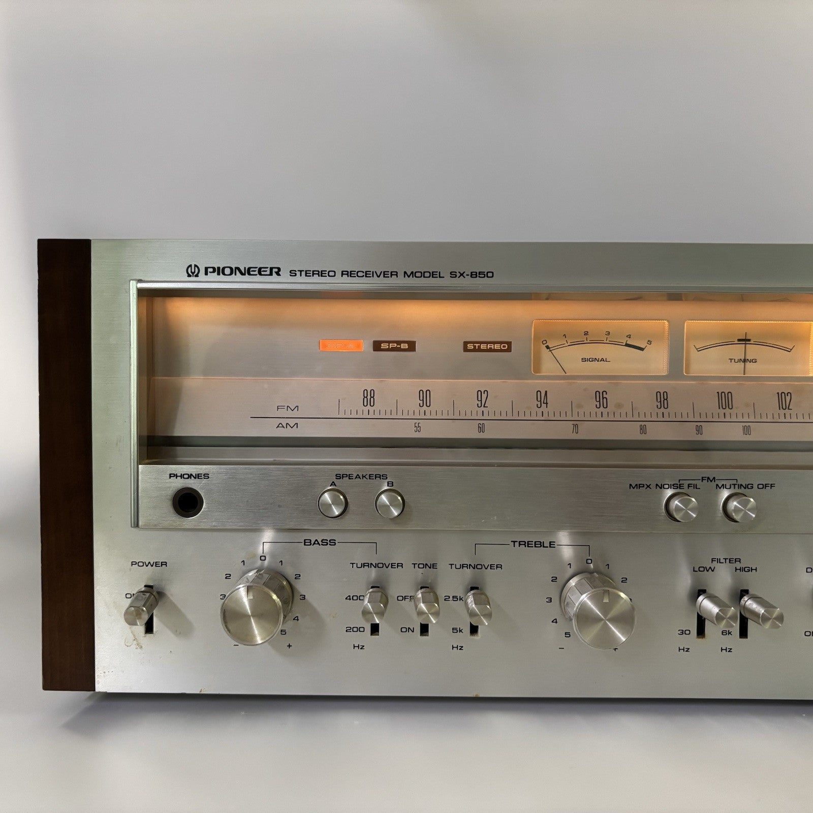 Pioneer SX-850 Stereo AM/FM Receiver Great Condition & Working