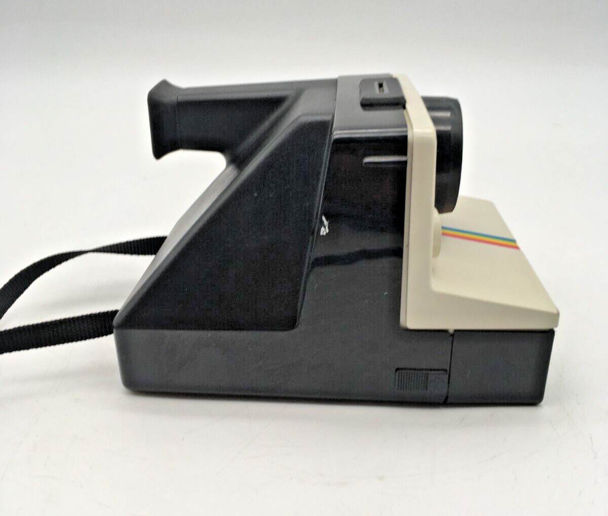 Vintage Polaroid Land Camera One Step Rainbow Stripe Strap