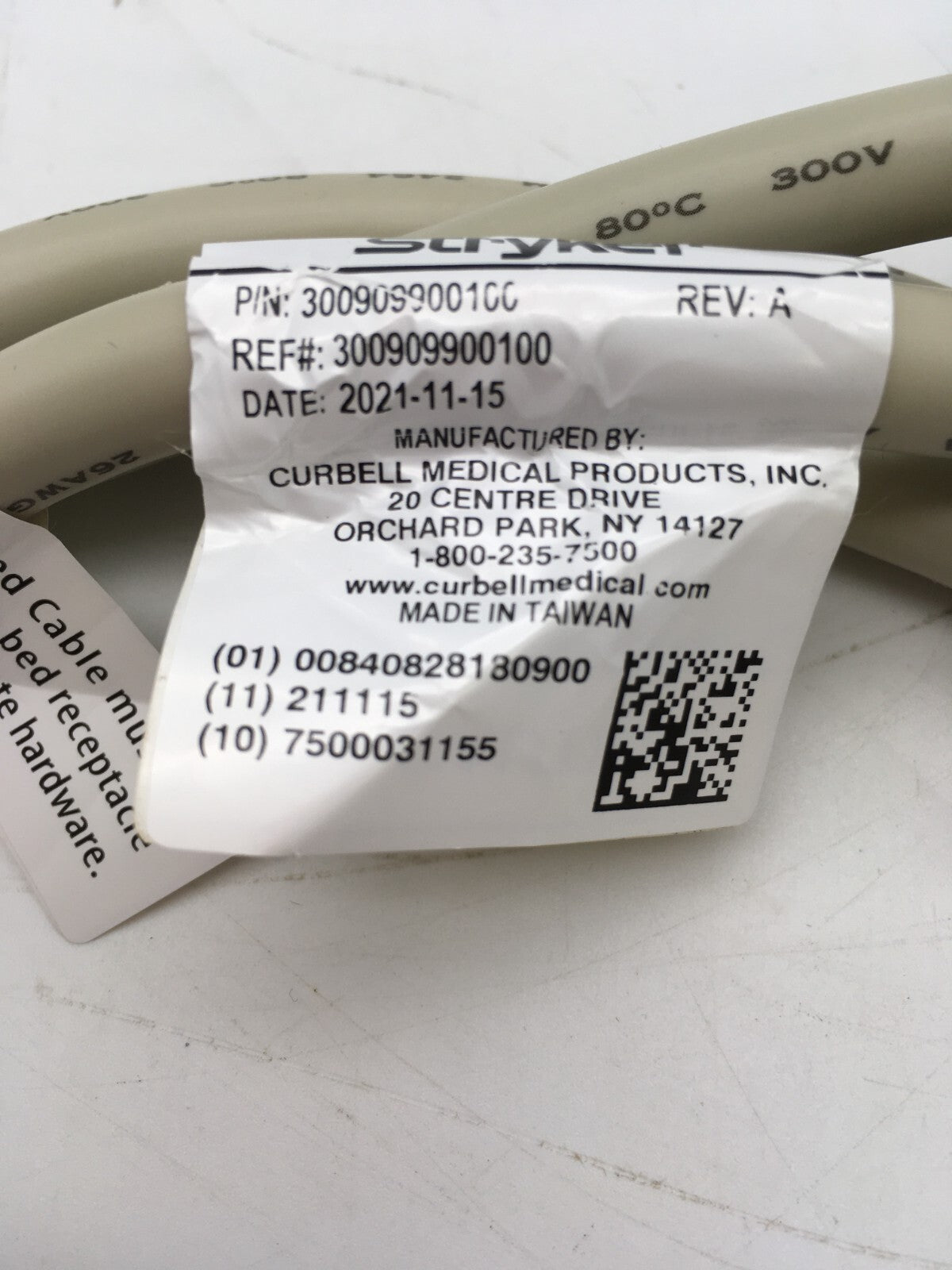 8 FT 37 PIN BED COMMUNICATION CABLE